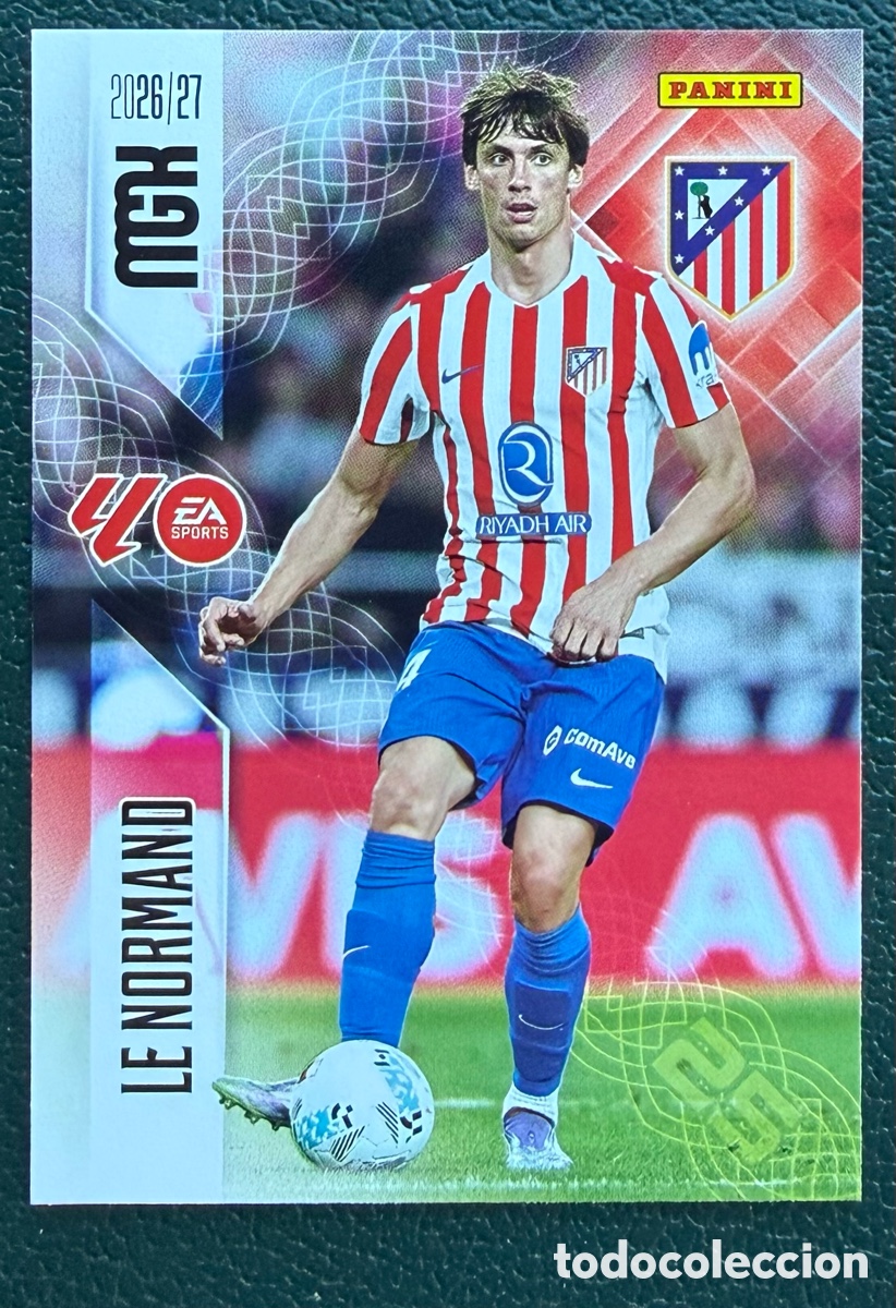 Cartes &agrave; collectionner de Football: 59 LE NORMAND ATLETICO DE MADRID FICHAS ALBUM MEGACRACKS 2026 2027 MGK 26 27