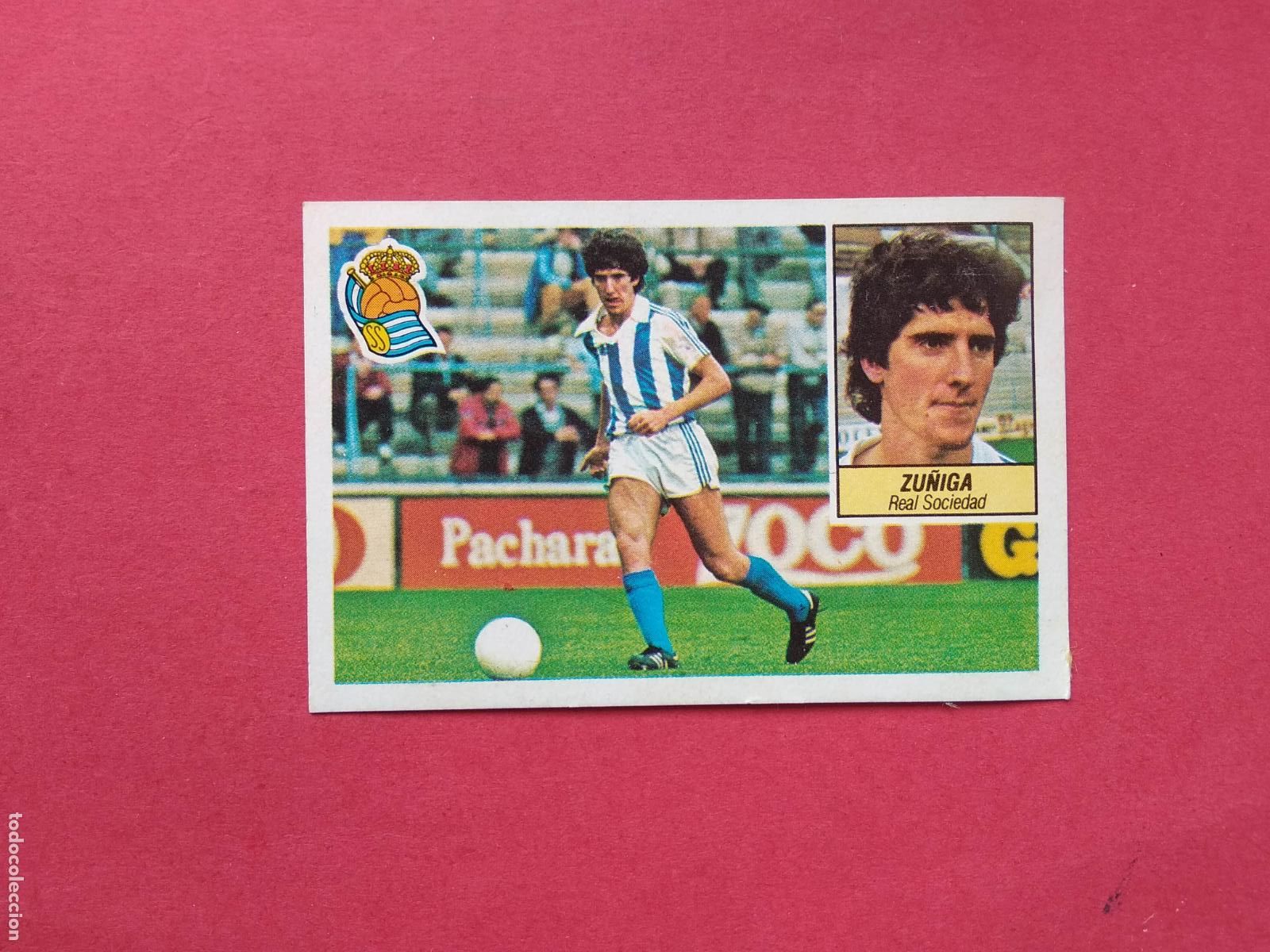 Cromos de f&uacute;tbol: EDICIONES ESTE LIGA 84 85 1984 1985 CROMO DESPEGADO FICHAJE N&ordm; 8 ZU&Ntilde;IGA REAL SOCIEDAD