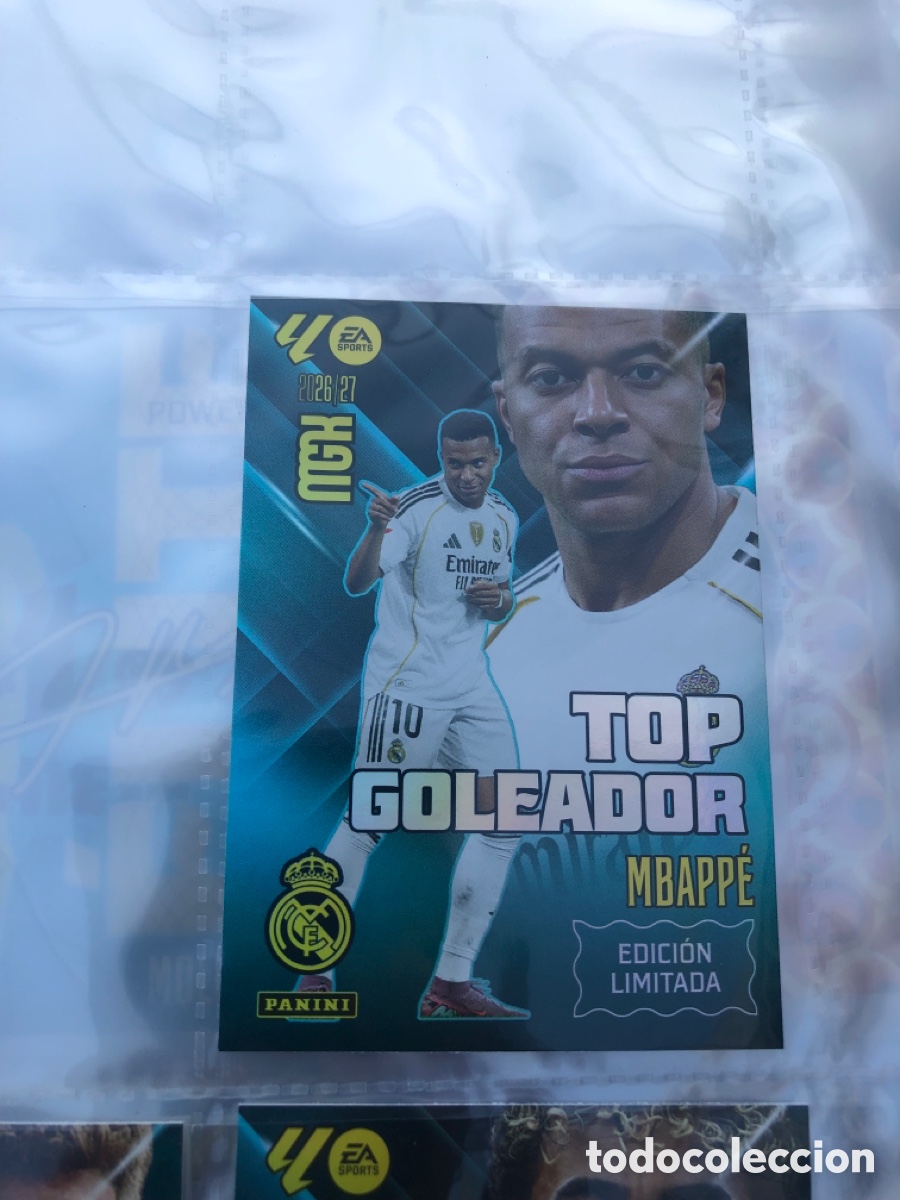 Cromos de f&uacute;tbol: Megacracks 2026 2027 26 27 panini Mbappe edici&oacute;n limitada Real Madrid