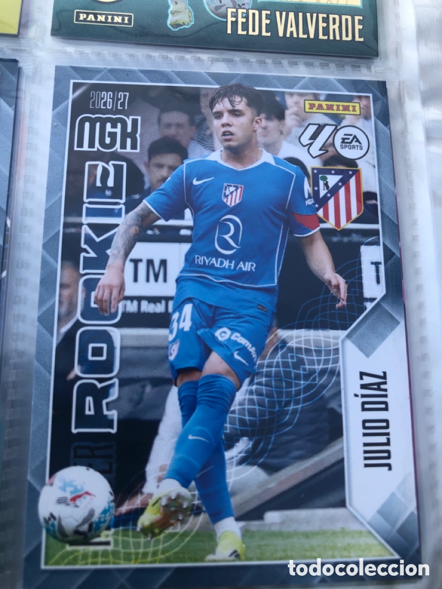 Cromos de f&uacute;tbol: 415 JULIO DIAZ ATLETICO DE MADRID MASTER ROOKIE FICHAS ALBUM MEGACRACKS 2026 2027 MGK 26 27