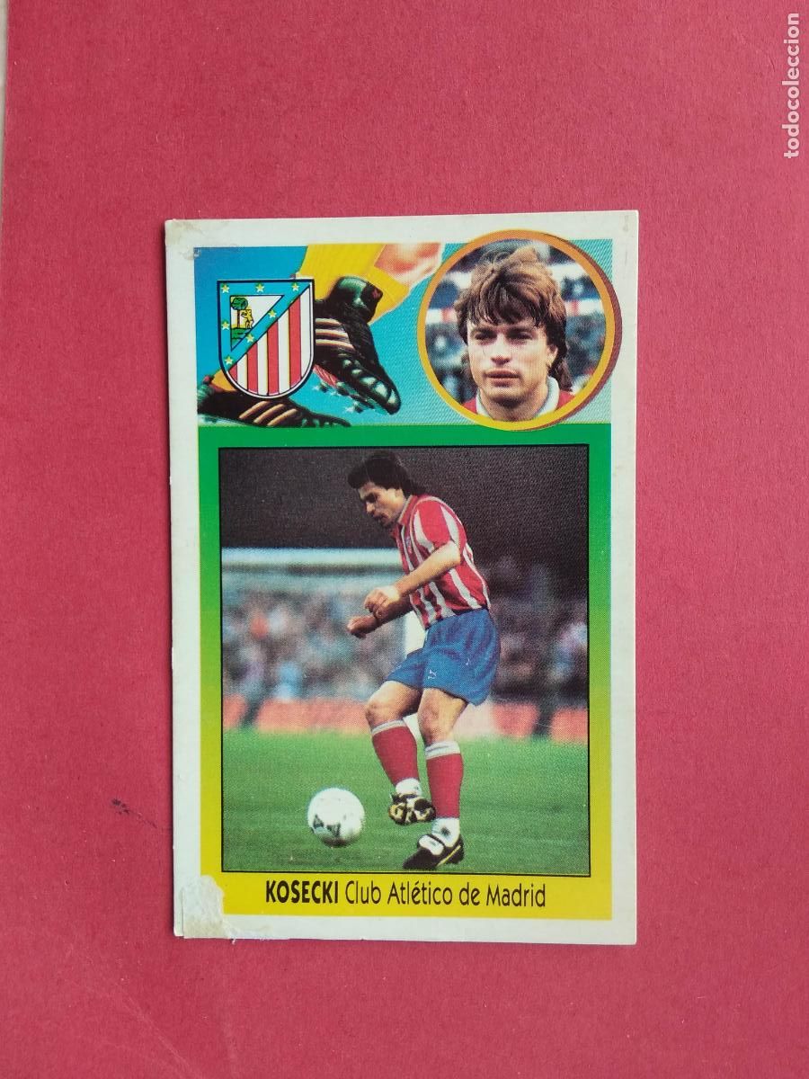 Cromos de f&uacute;tbol: EDICIONES ESTE LIGA 93 94 1993 1994 CROMO DESPEGADO FICHAJE N&ordm; 4 KOSECKI ATLETICO DE MADRID