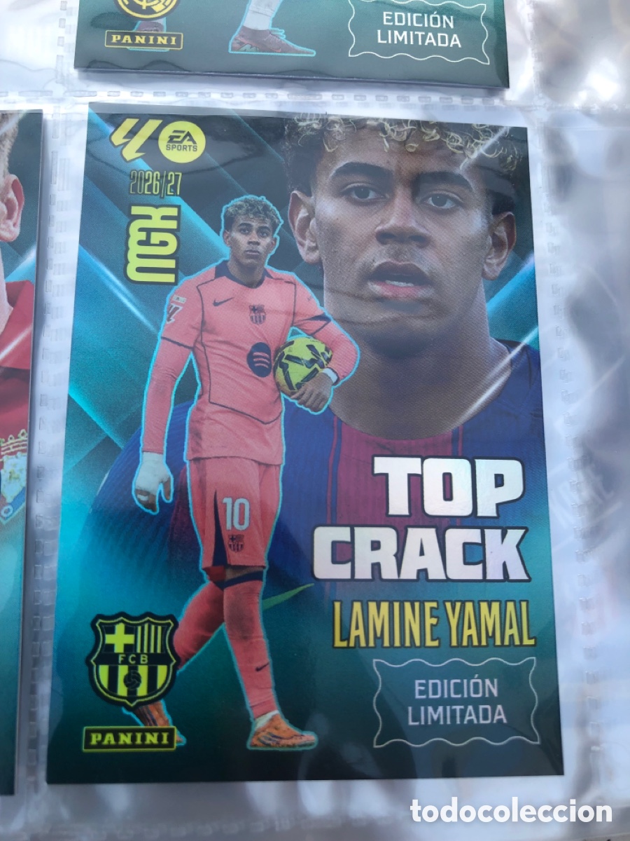 Cromos de f&uacute;tbol: Megacracks 2026 2027 26 27 panini Lamine Yamal edici&oacute;n limitada Barcelona