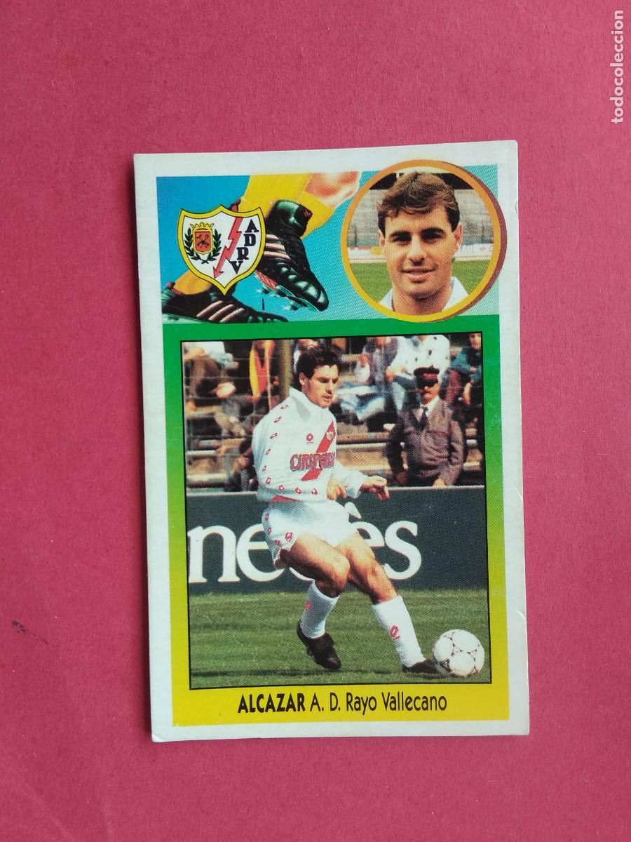 Cromos de f&uacute;tbol: EDICIONES ESTE LIGA 93 94 1993 1994 CROMO DESPEGADO FICHAJE N&ordm; 5 ALCAZAR RAYO VALLECANO