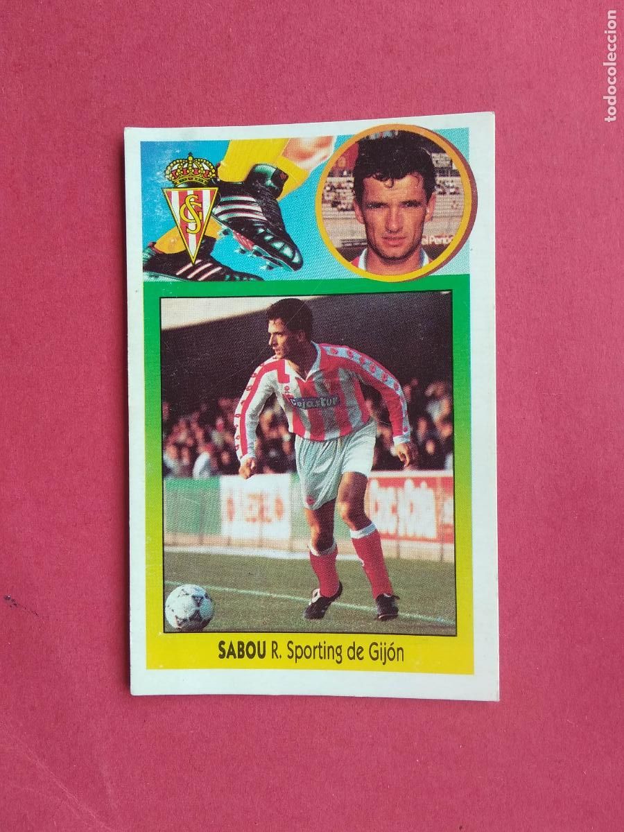 Cromos de f&uacute;tbol: EDICIONES ESTE LIGA 93 94 1993 1994 CROMO DESPEGADO FICHAJE N&ordm; 13 SABOU SPORTING DE GIJON