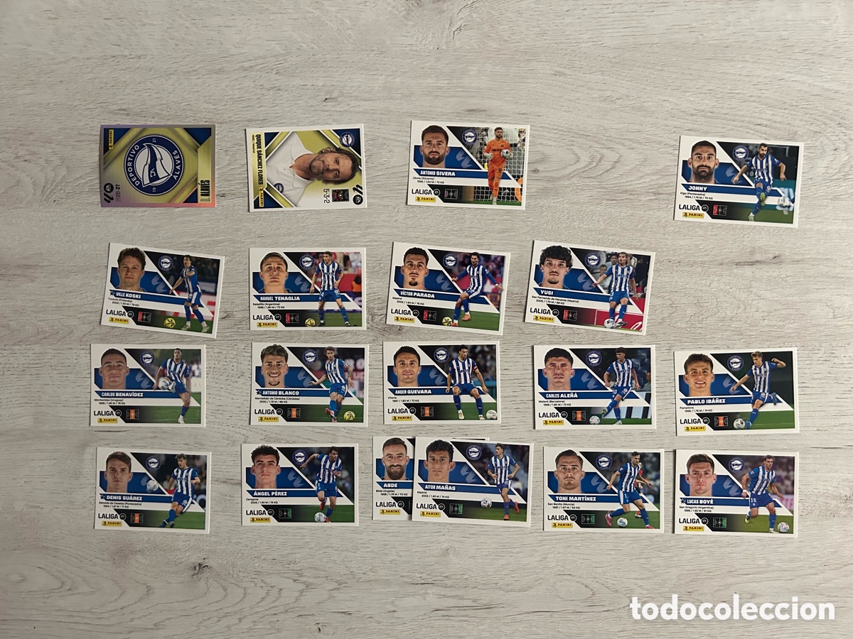 Cromos de f&uacute;tbol: Equipo Completo Alav&eacute;s Liga Este 2026/27 26-27 Panini