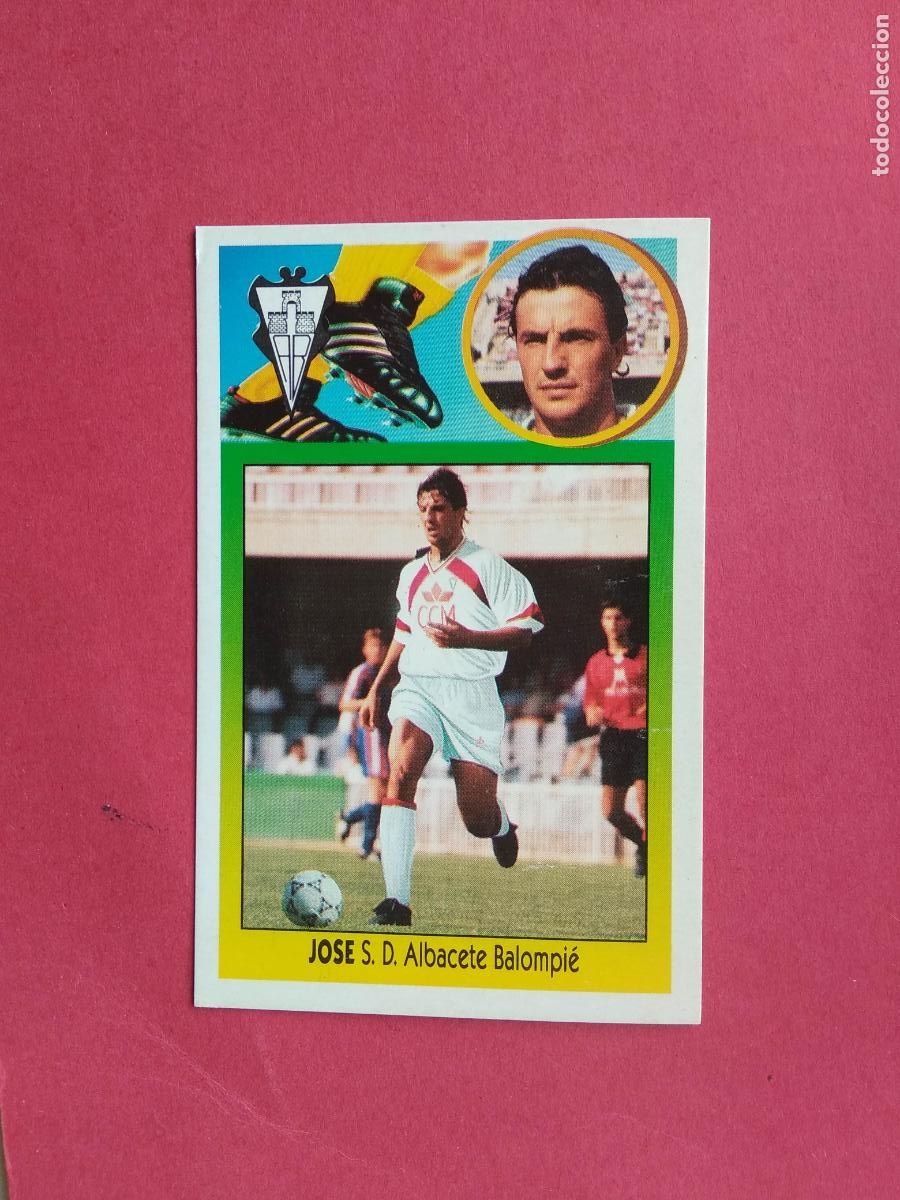 Cromos de f&uacute;tbol: EDICIONES ESTE LIGA 93 94 1993 1994 CROMO DESPEGADO FICHAJE N&ordm; 20 JOSE ALBACETE