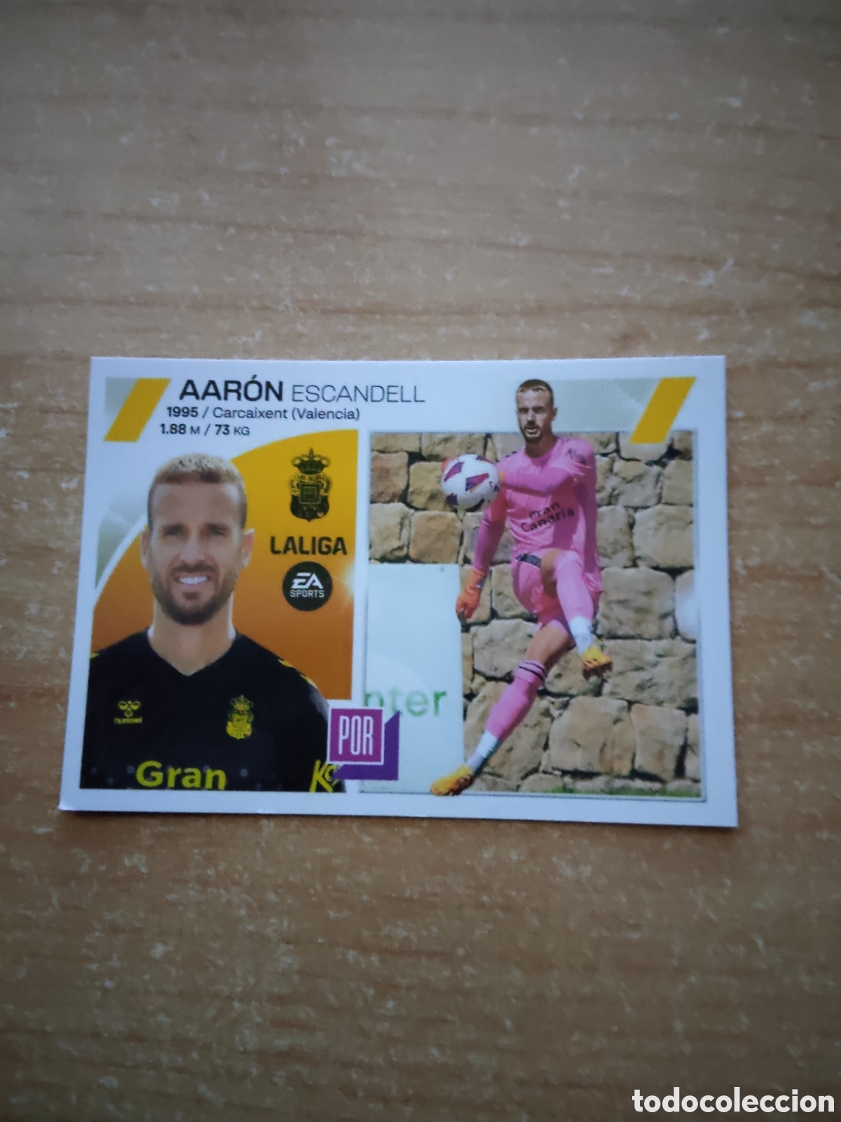Cromos de f&uacute;tbol: 4 BIS AARON ESCANDELL UD LAS PALMAS LIGA ESTE 2023 2024
