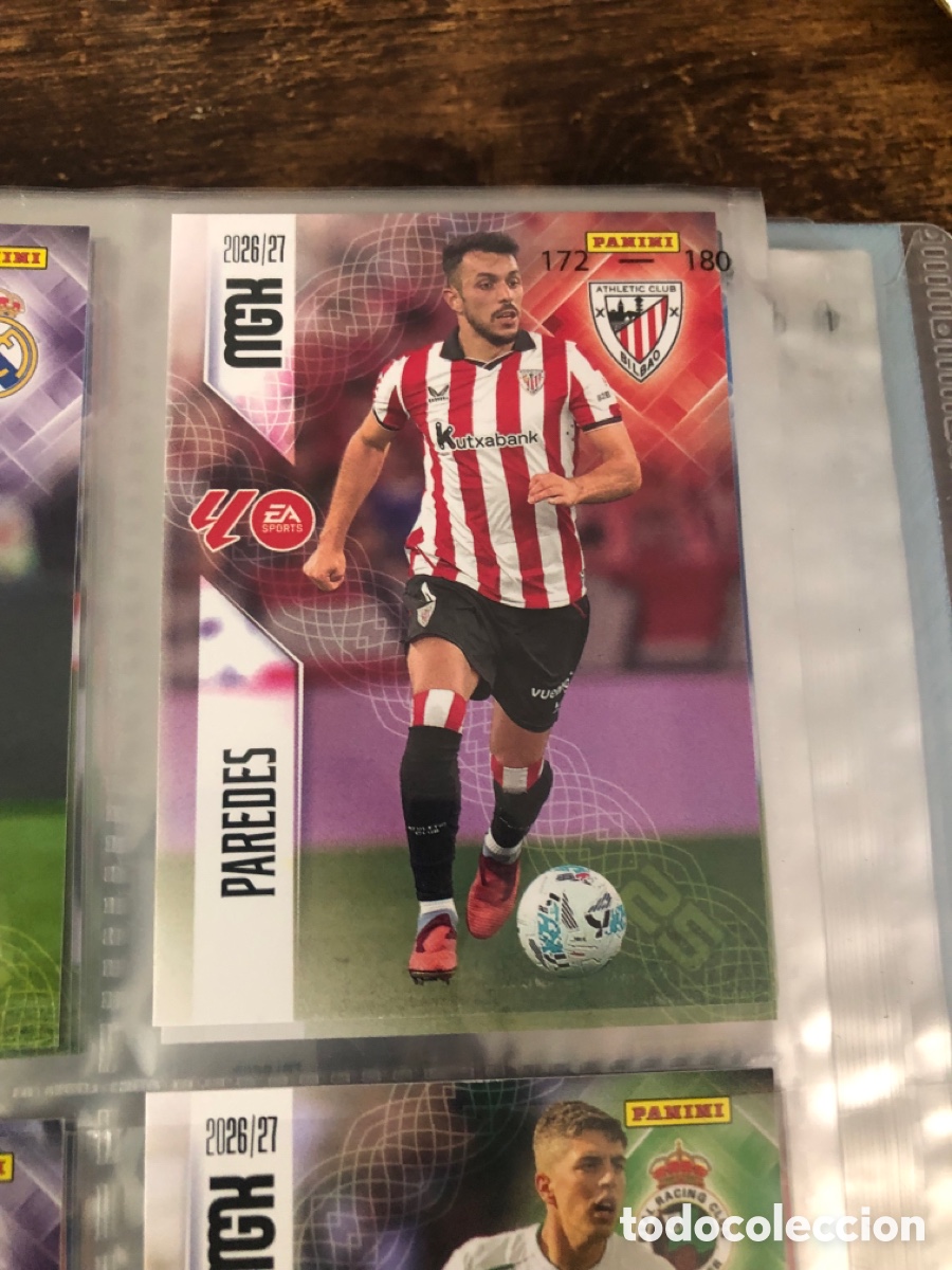 Cromos de f&uacute;tbol: Megacracks 2026 2027 paredes 42 ath Bilbao