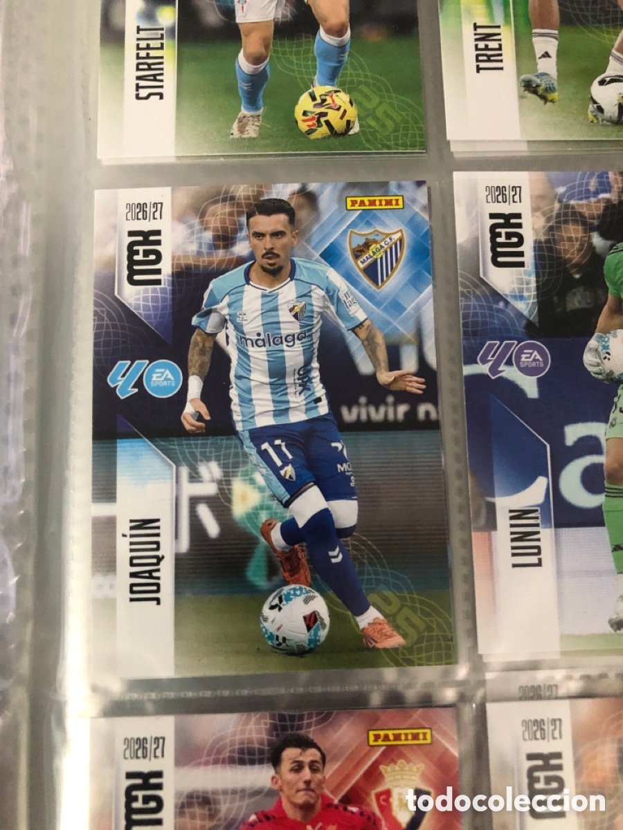 Cromos de f&uacute;tbol: Megacracks 2026 2027 Joaqu&iacute;n 251 malaga