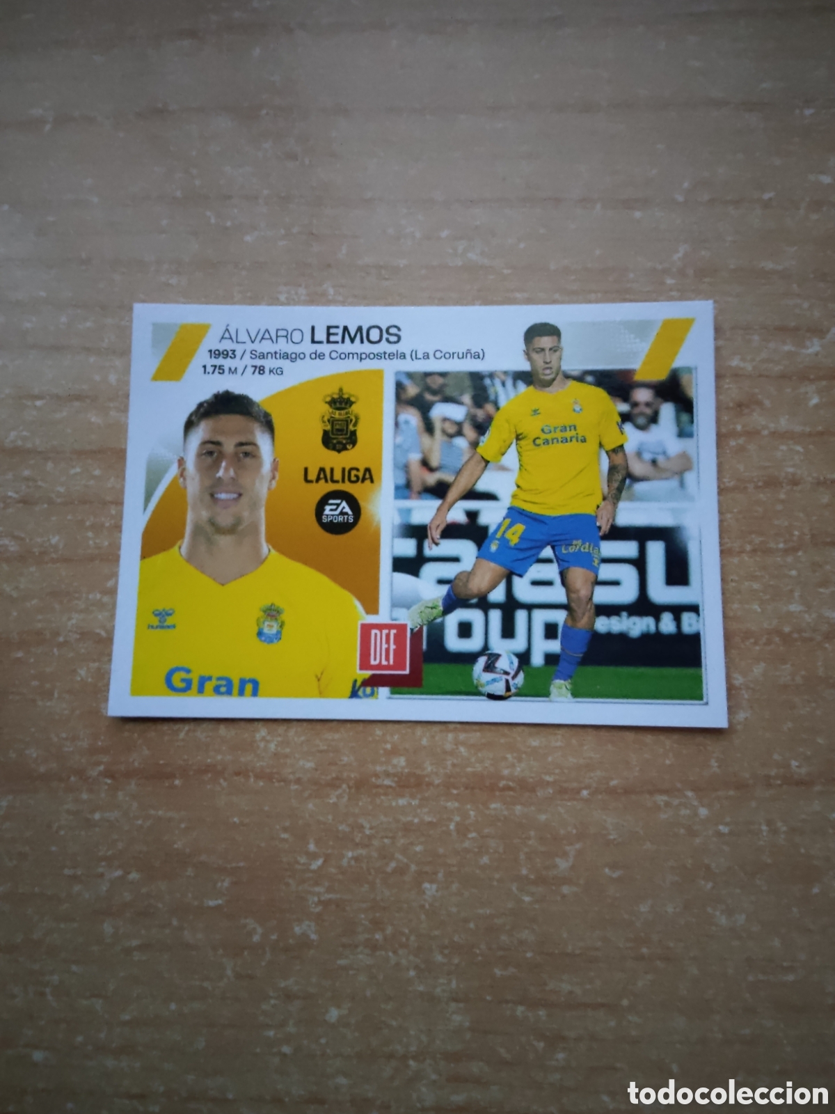 Cromos de f&uacute;tbol: 5 ALVARO LEMOS UD LAS PALMAS LIGA ESTE 2023 2024