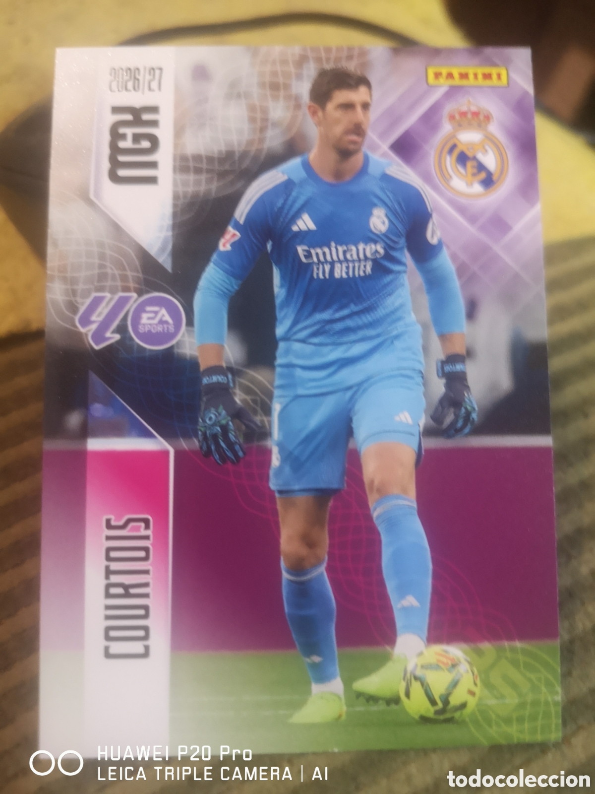 Cromos de f&uacute;tbol: MEGACRACKS 2026 27 COURTOIS REAL MADRID 218