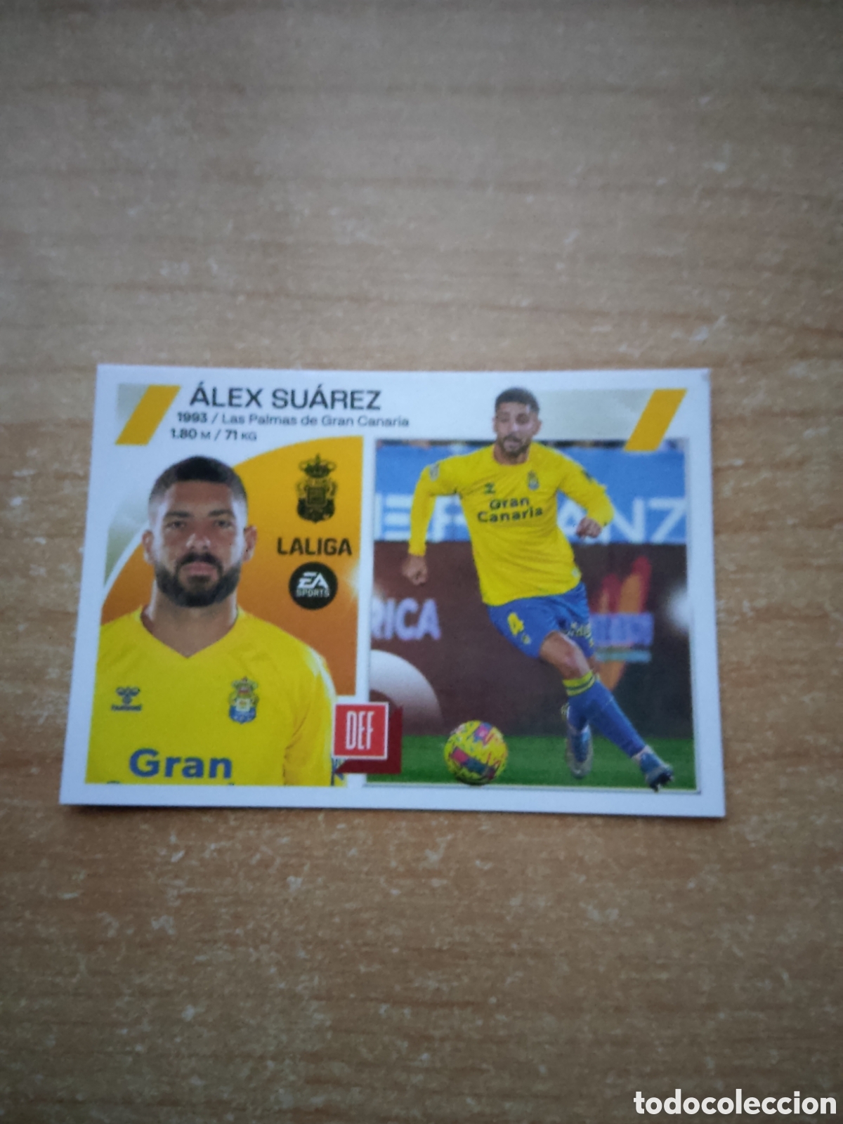 Cromos de f&uacute;tbol: 7 ALEX SUAREZ UD LAS PALMAS LIGA ESTE 2023 2024