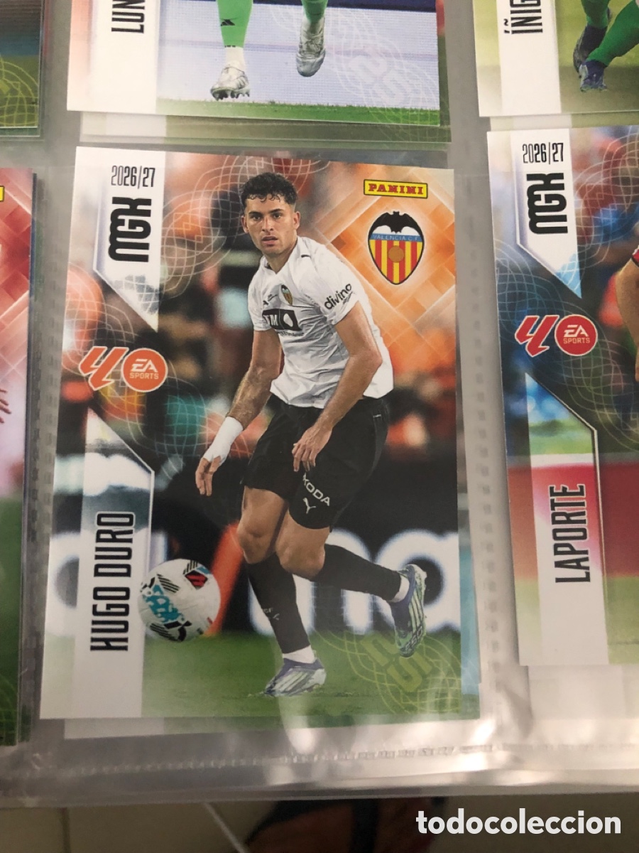 Cromos de f&uacute;tbol: Megacracks 2026 2027 Hugo duro 358 valencia