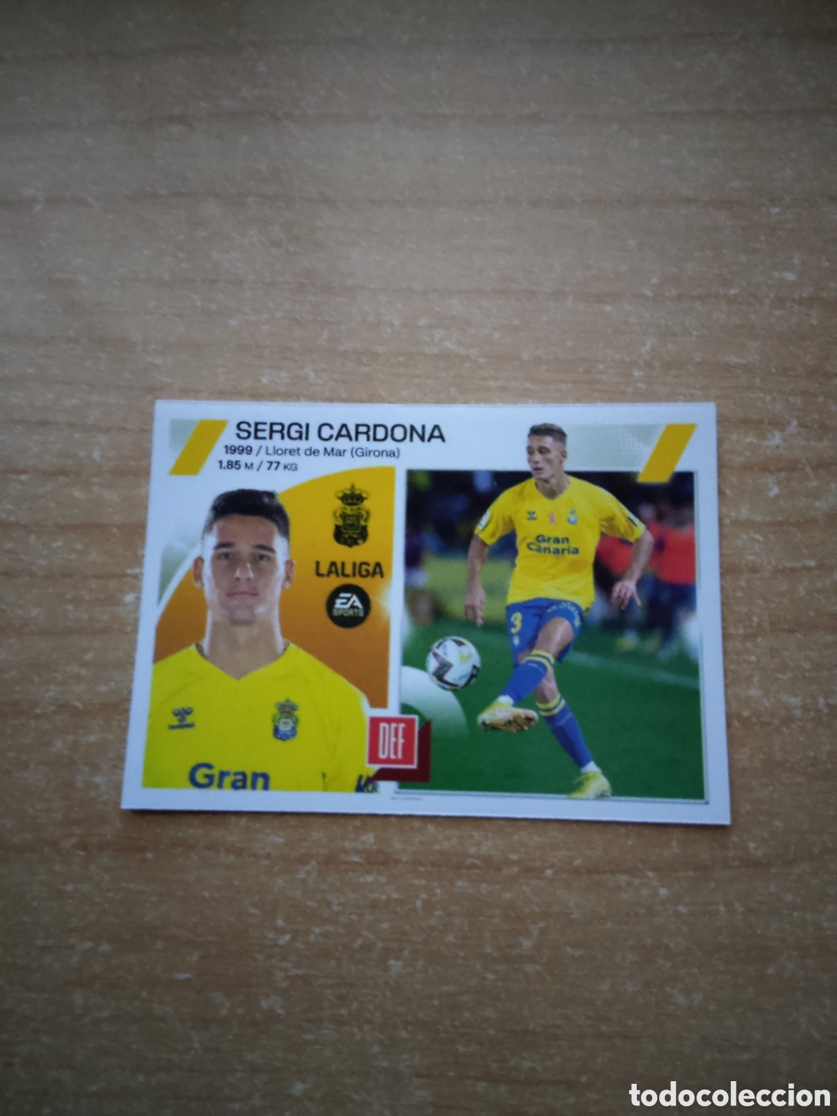 Cromos de f&uacute;tbol: 10 SERGI CARDONA UD LAS PALMAS LIGA ESTE 2023 2024