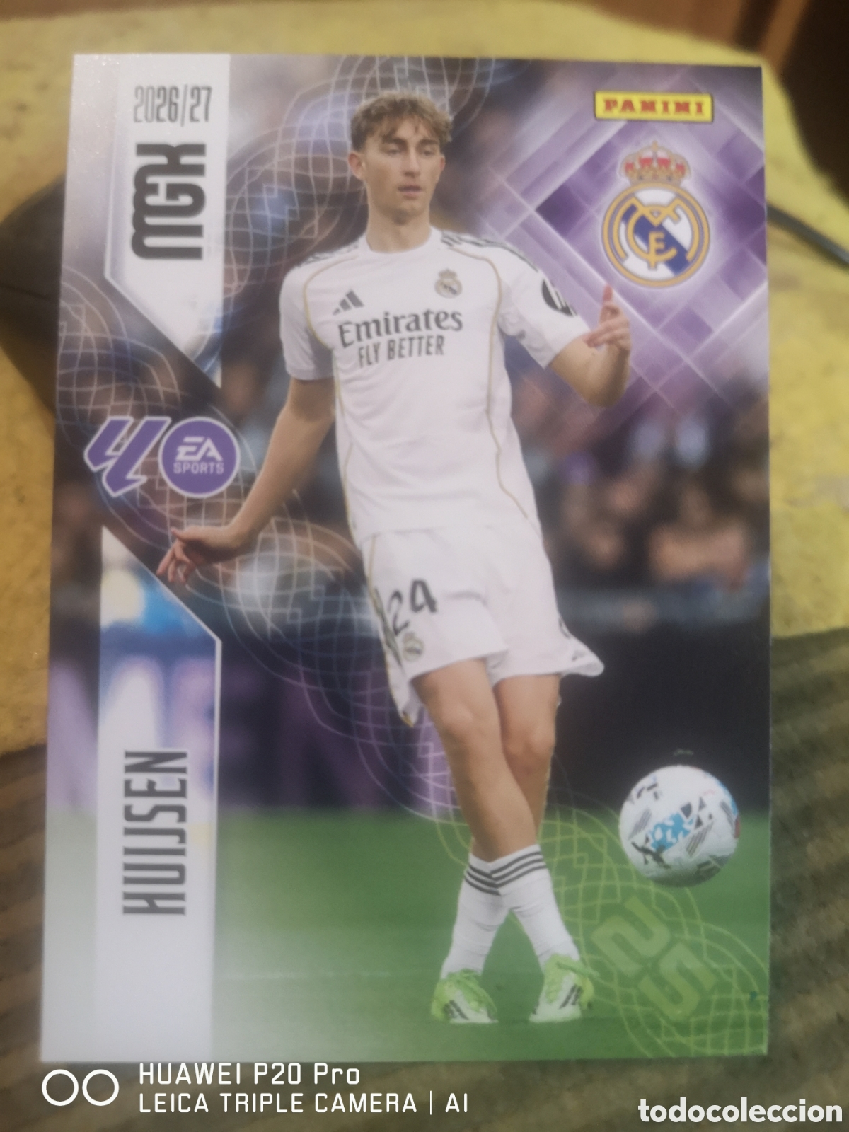 Cromos de f&uacute;tbol: MEGACRACKS 2026 27 HUIJSEN REAL MADRID 222