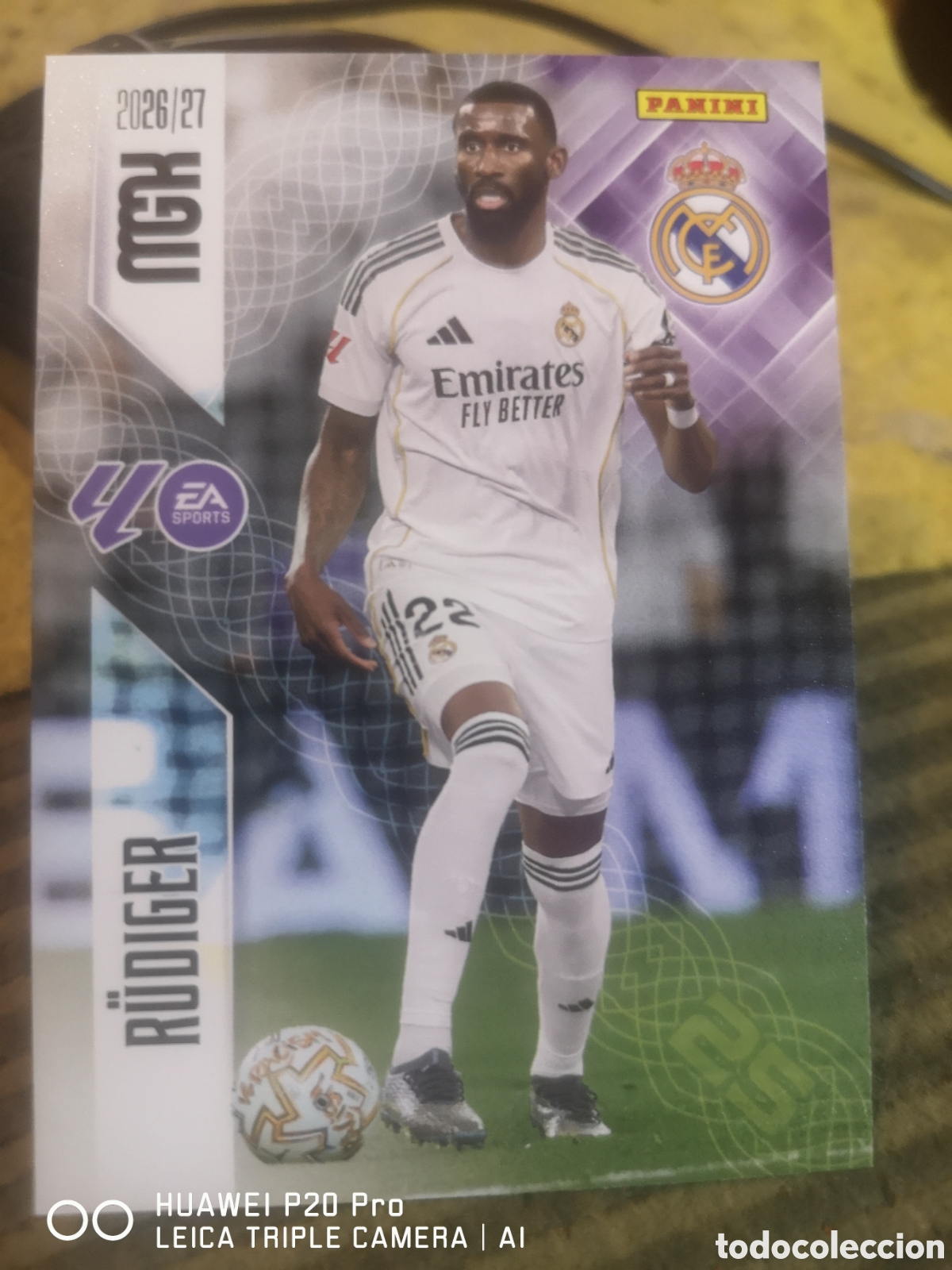 Cromos de f&uacute;tbol: MEGACRACKS 2026 27 RUDIGER REAL MADRID 223