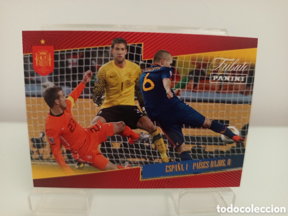 Football Stickers: ❇️ CROMO ⚽ ESPA&Ntilde;A 1 PAISES BAJOS 0 31 PANINI TRIBUTO SELECCION ESPA&Ntilde;OLA 2010 2026 GOL INIESTA ❇️