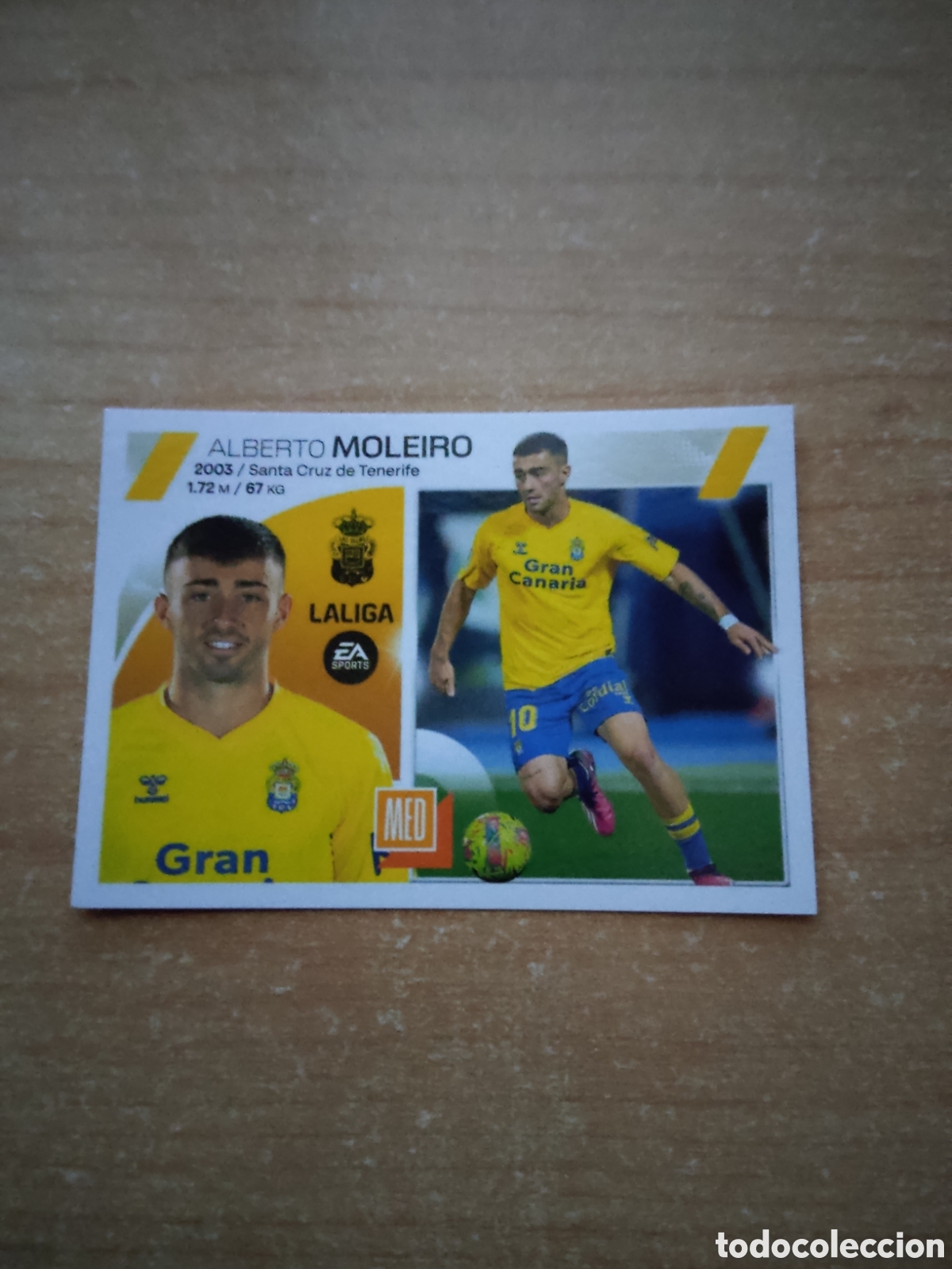 Cromos de f&uacute;tbol: 14 ALBERTO MOLEIRO UD LAS PALMAS LIGA ESTE 2023 2024