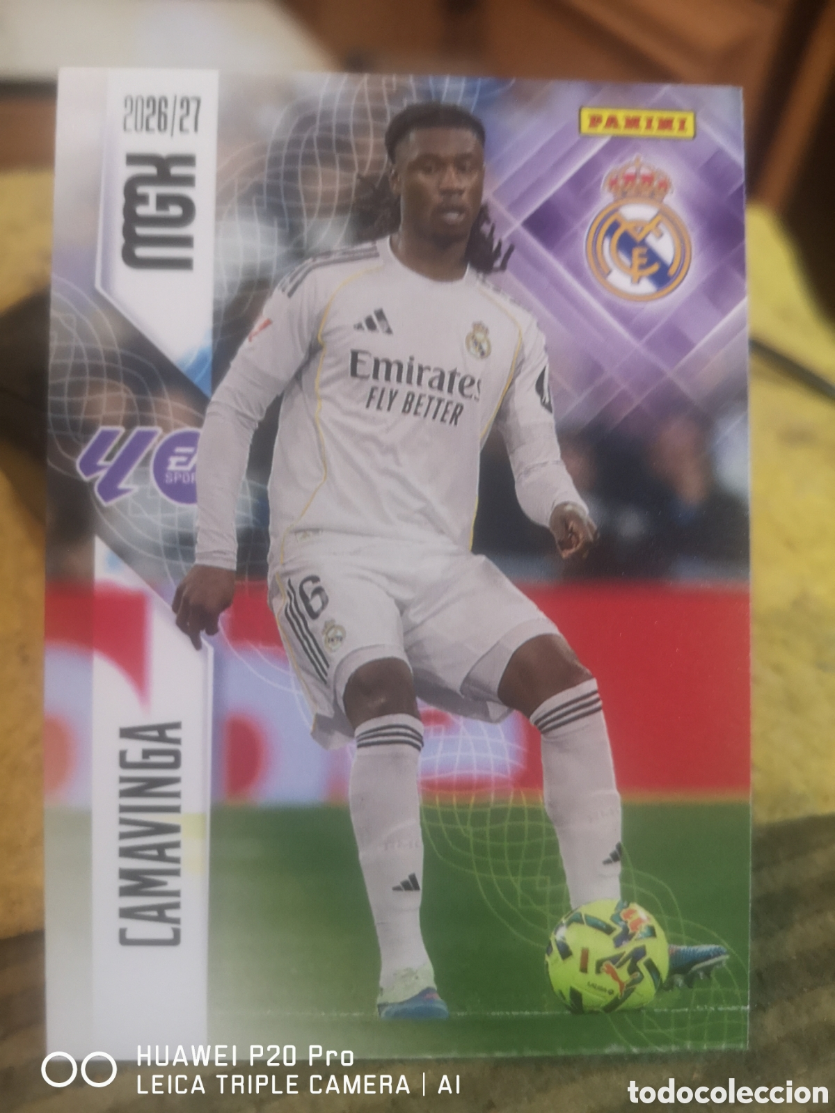 Cromos de f&uacute;tbol: MEGACRACKS 2026 27 CAMAVINGA REAL MADRID 227