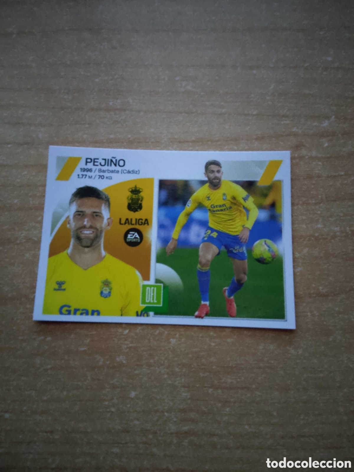 Cromos de f&uacute;tbol: 18 PEJI&Ntilde;O UD LAS PALMAS LIGA ESTE 2023 2024
