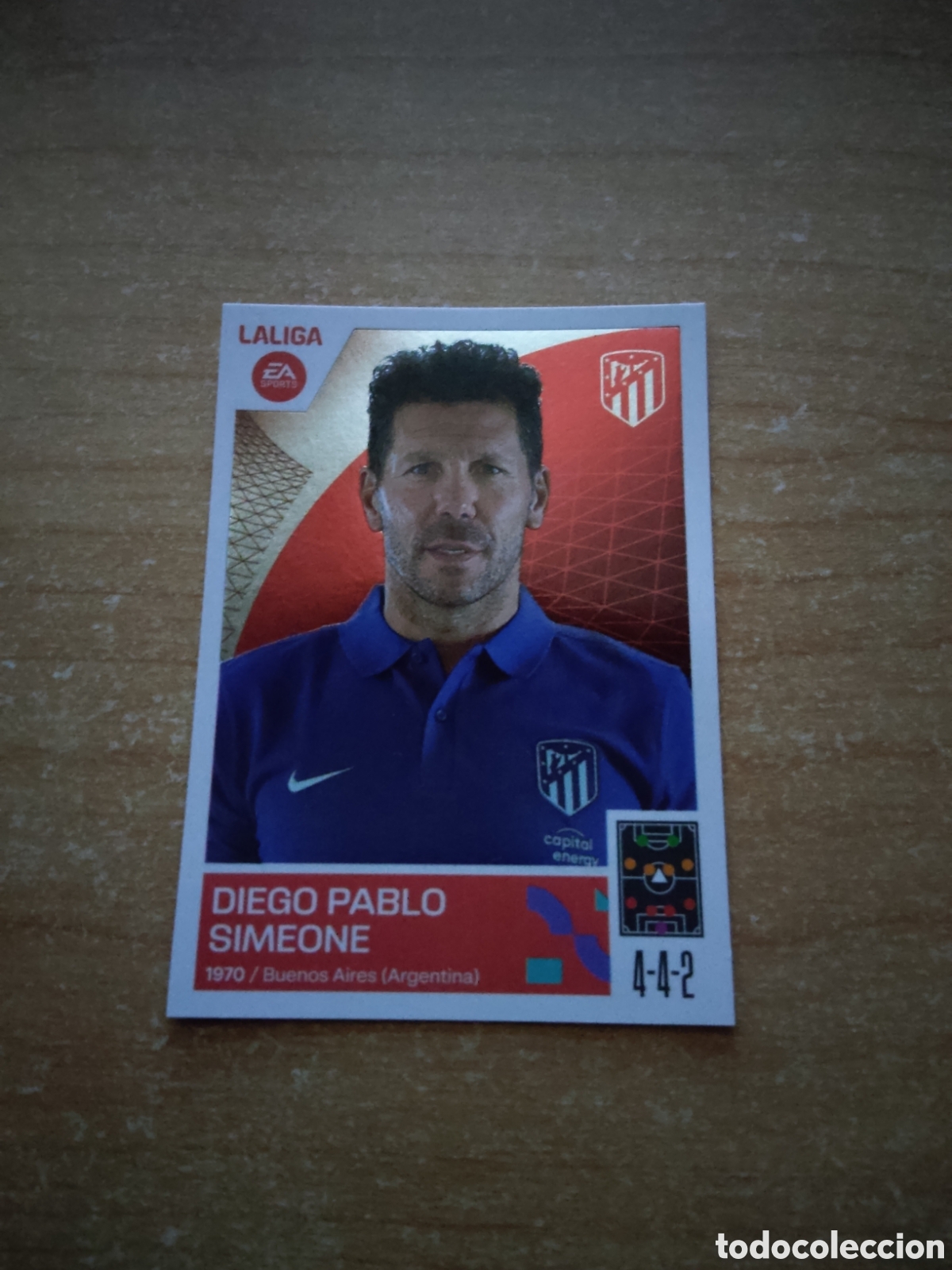 Cromos de f&uacute;tbol: 2 DIEGO PABLO SIMEONE ATLETICO MADRID LIGA ESTE 2023 2024