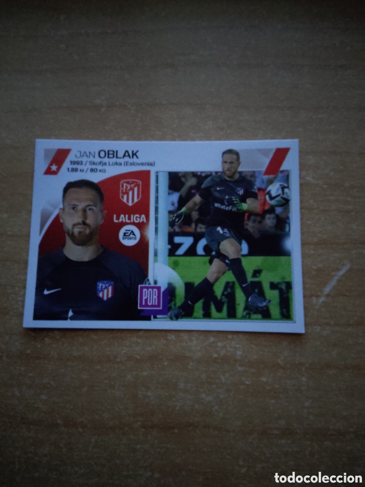 Cromos de f&uacute;tbol: 3 OBLAK ATLETICO MADRID LIGA ESTE 2023 2024