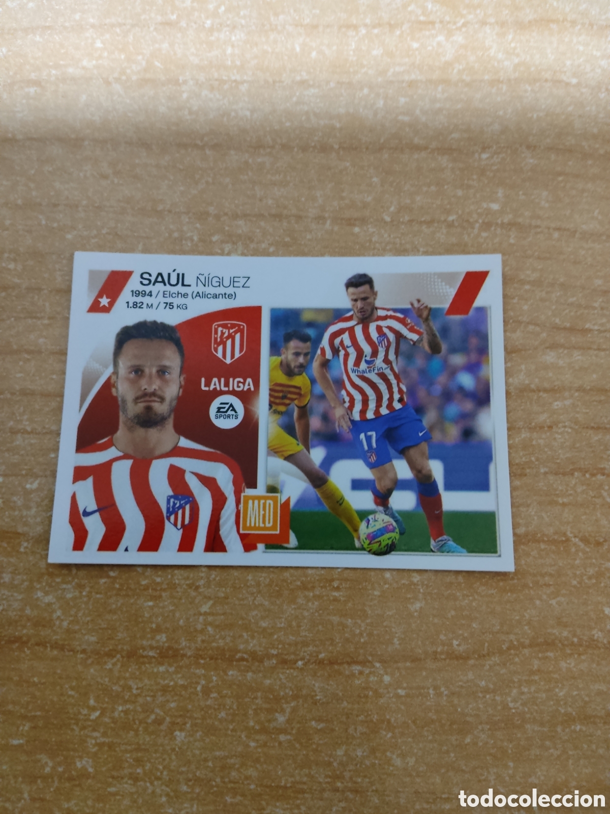 Cromos de f&uacute;tbol: 13 SAUL ATLETICO MADRID LIGA ESTE 2023 2024