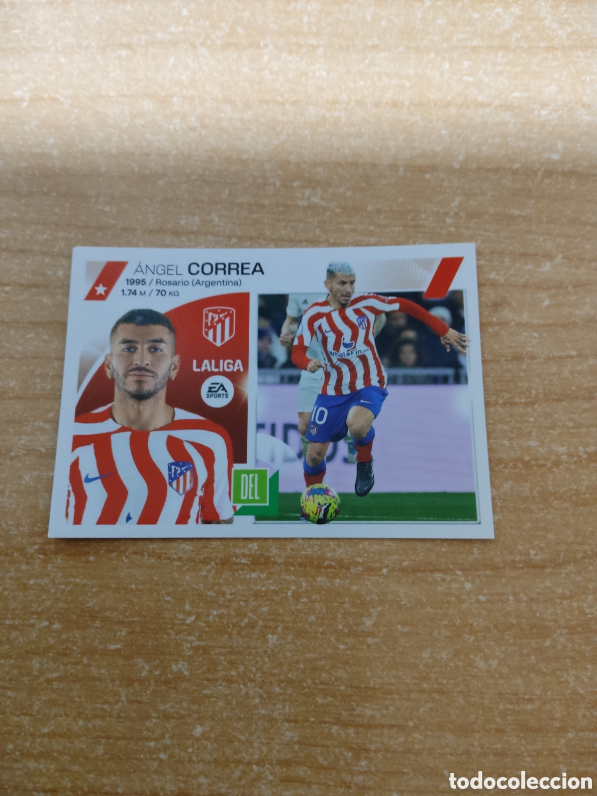 Cromos de f&uacute;tbol: 17 CORREA ATLETICO MADRID LIGA ESTE 2023 2024