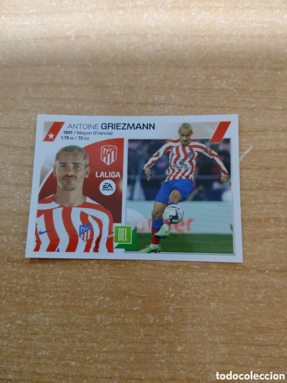 Cromos de f&uacute;tbol: 18 GRIEZMANN ATLETICO MADRID LIGA ESTE 2023 2024