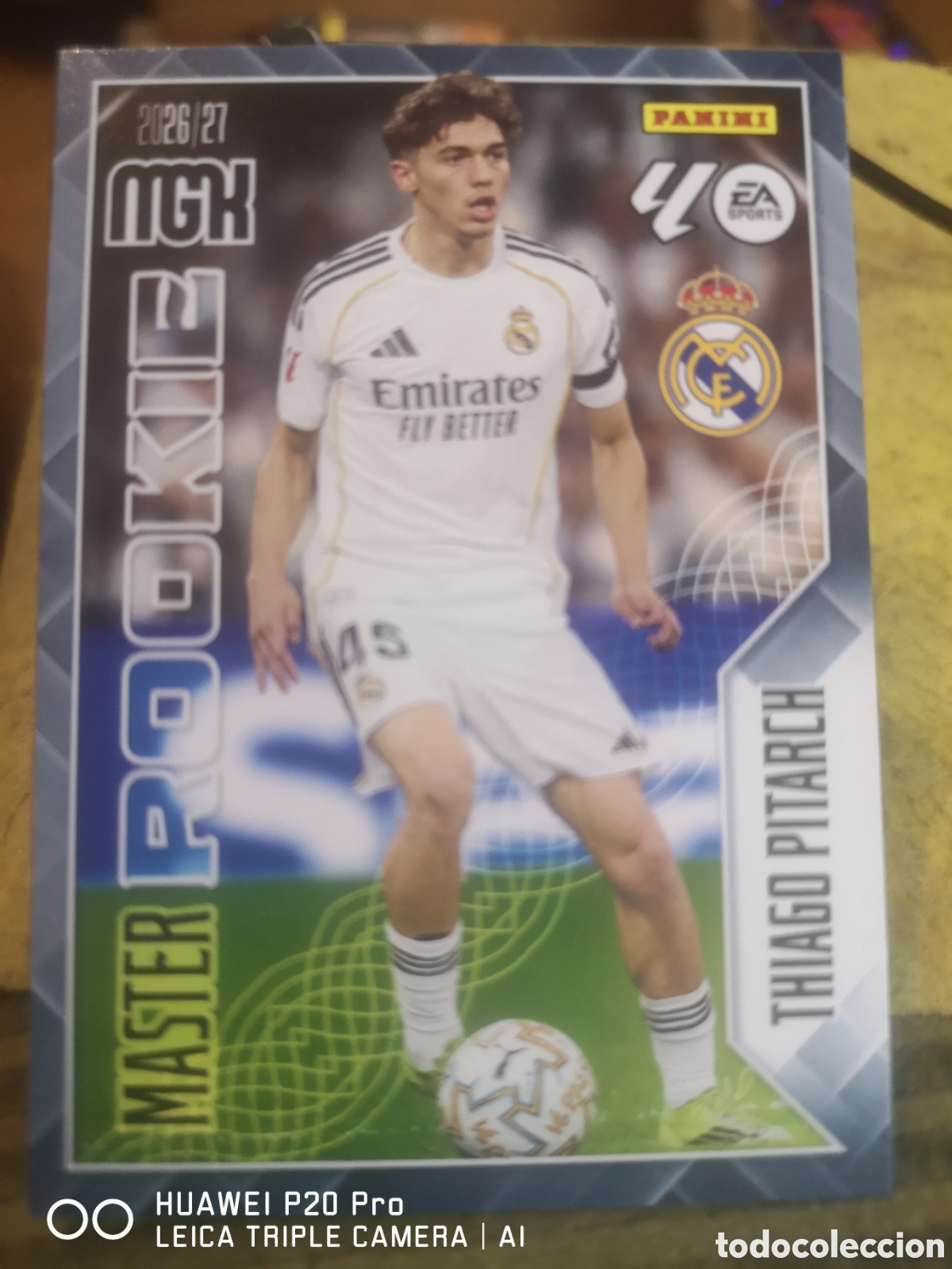 Cromos de f&uacute;tbol: MEGACRACKS 2026 27 MASTER ROOKIE 419 THIAGO PITARCH REAL MADRID