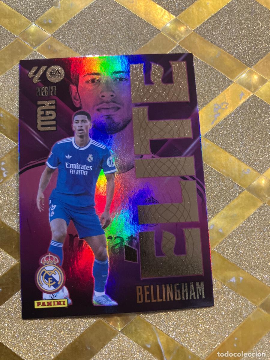 Figurine di Calcio: CROMO FUTBOL NUMERO 2 BELLINGHAM REAL MADRID ELITE LIGA 2026 2027 MEGACRAKS MGK PANINI !