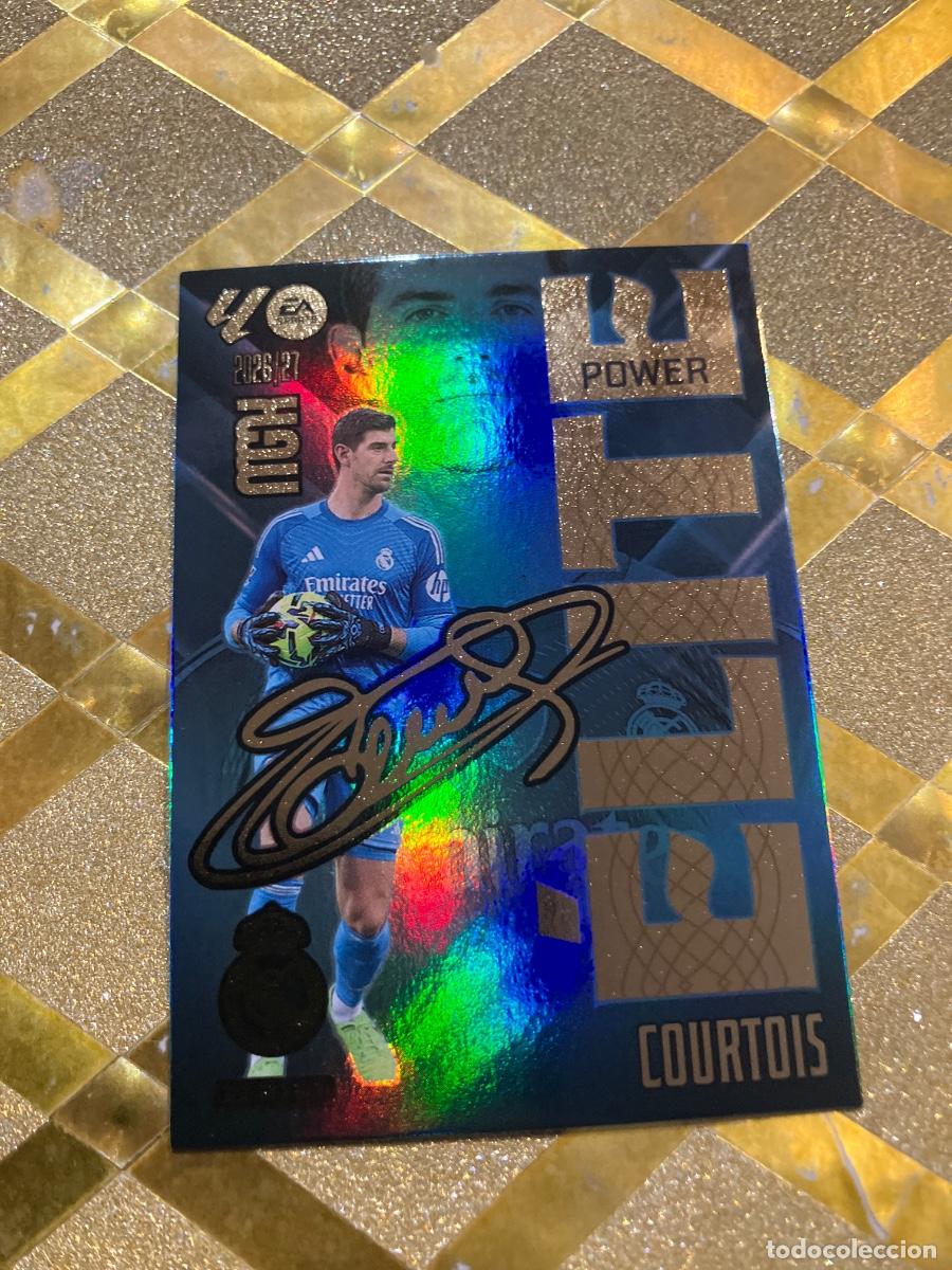 Figurine di Calcio: CROMO FUTBOL NUMERO 4 COURTOIS REAL MADRID ELITE POWER LIGA 2026 2027 MEGACRAKS MGK PANINI !