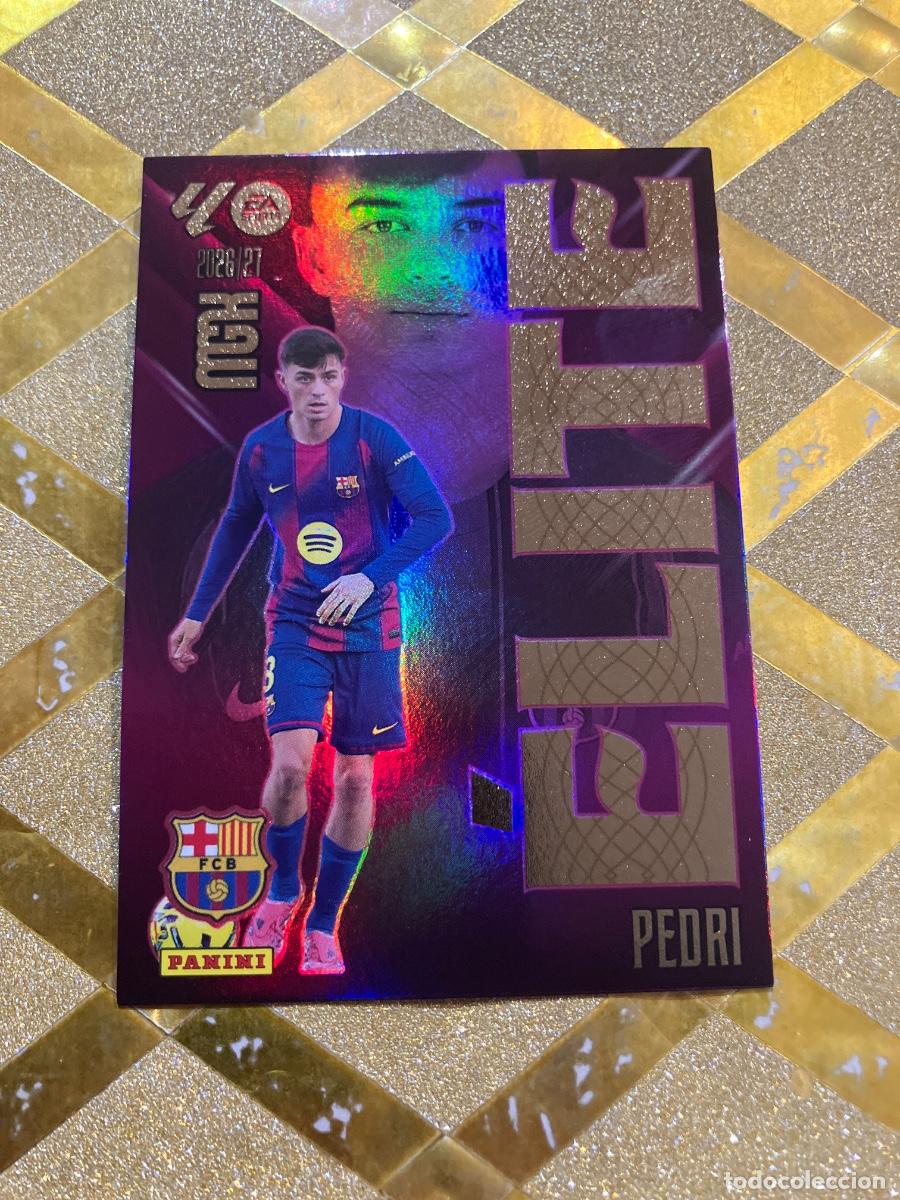 Figurine di Calcio: CROMO FUTBOL NUMERO 15 PEDRI BARCELONA ELITE LIGA 2026 2027 MEGACRAKS MGK PANINI !