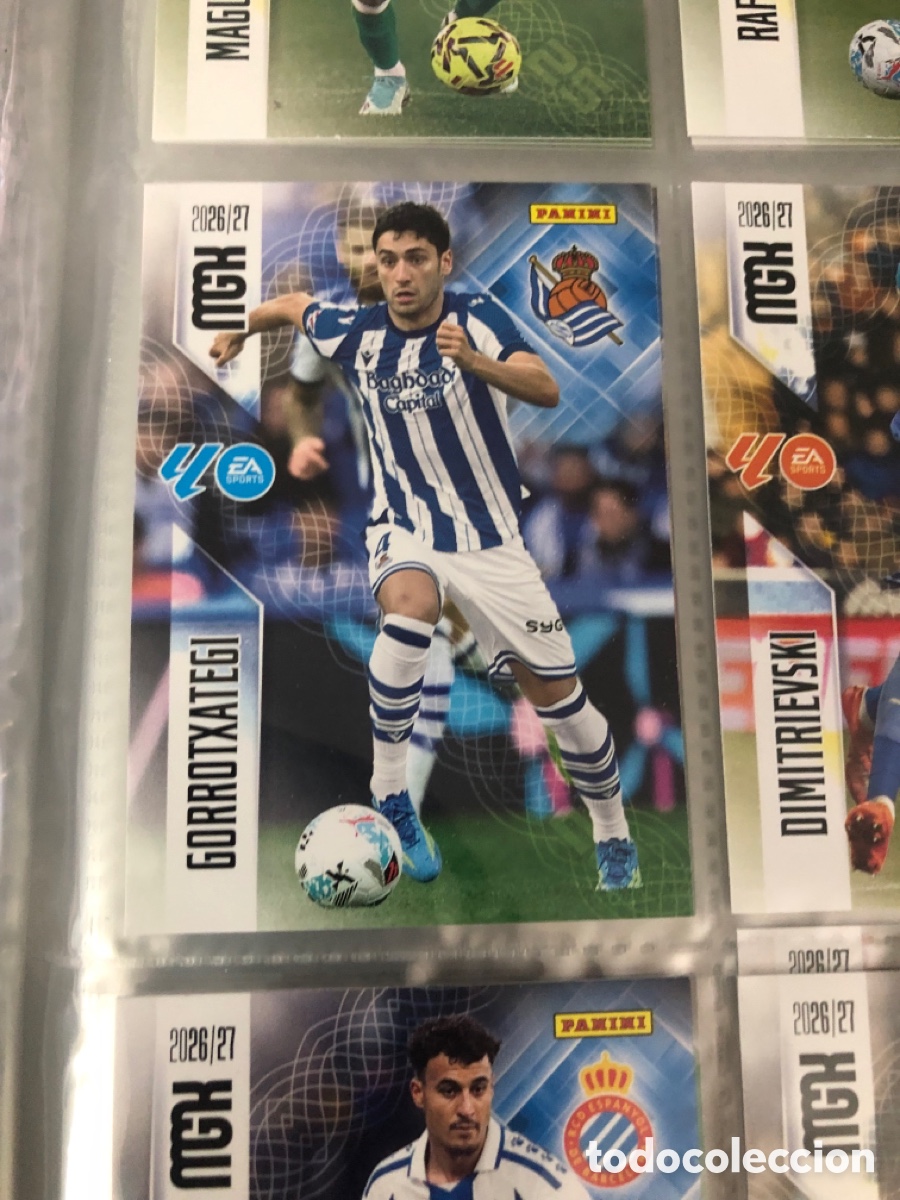 Cromos de f&uacute;tbol: Megacracks 2026 2027 gorrotxategi 315 real sociedad