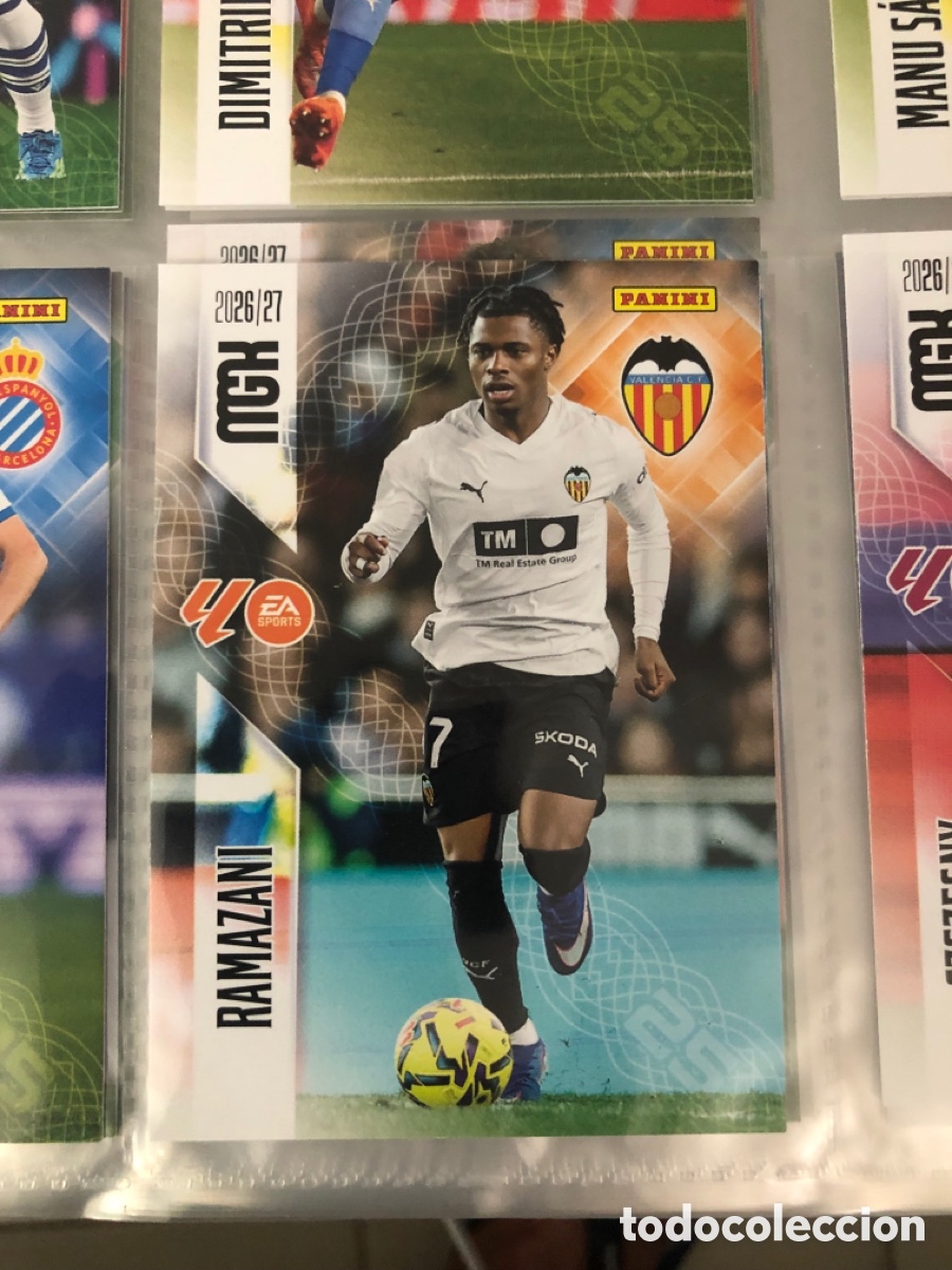 Cromos de f&uacute;tbol: Megacracks 2026 2027 ramazani 357 valencia