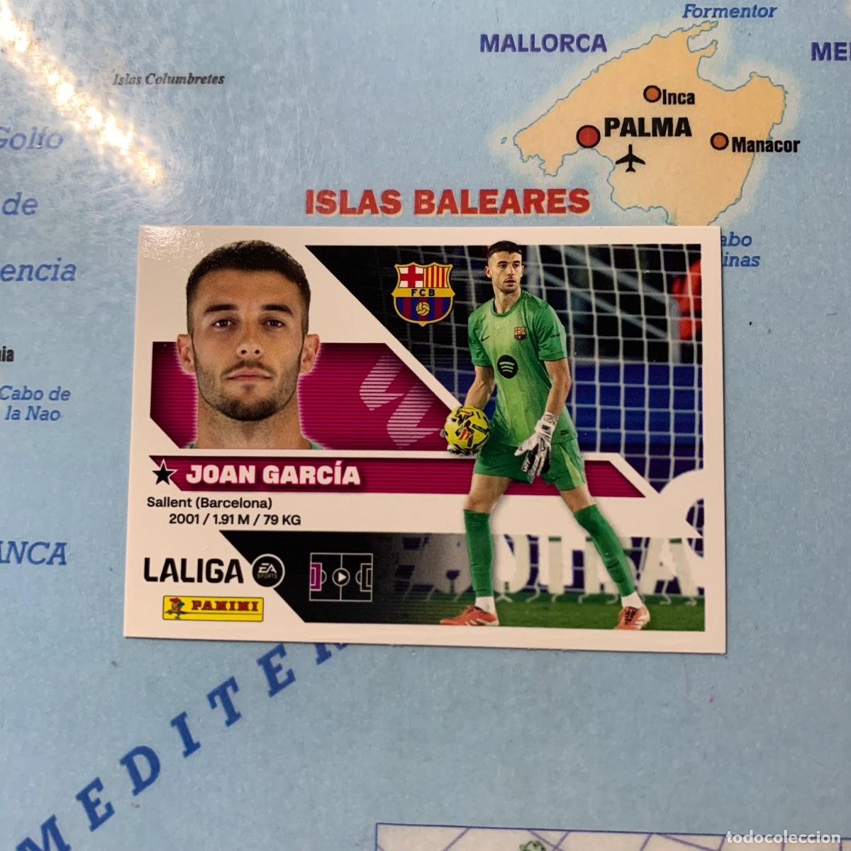 Cromos de f&uacute;tbol: Joan Garc&iacute;a n&uacute;mero 3 del Barcelona cromo liga este 26-27 2026-2027