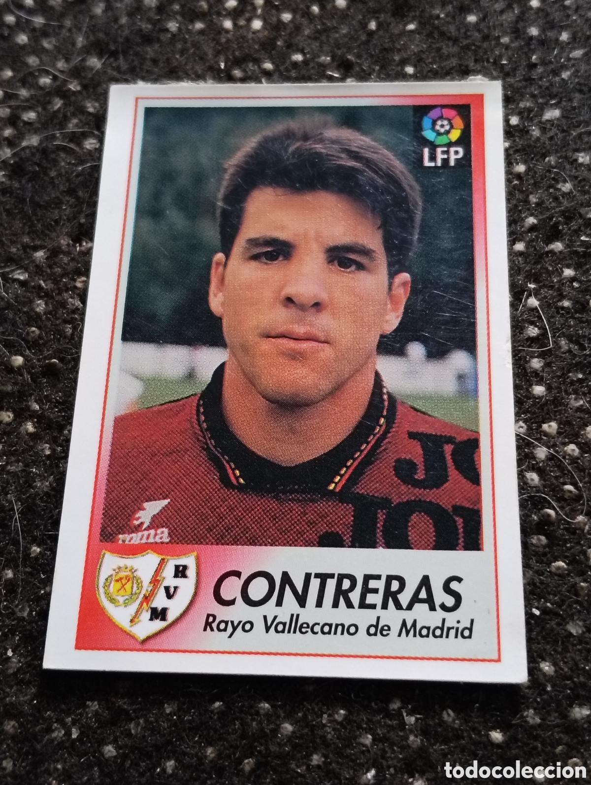 Cromos de f&uacute;tbol: Cromo Bollycao 184 Contreras Rayo Vallecano liga 96 97 1996 1997