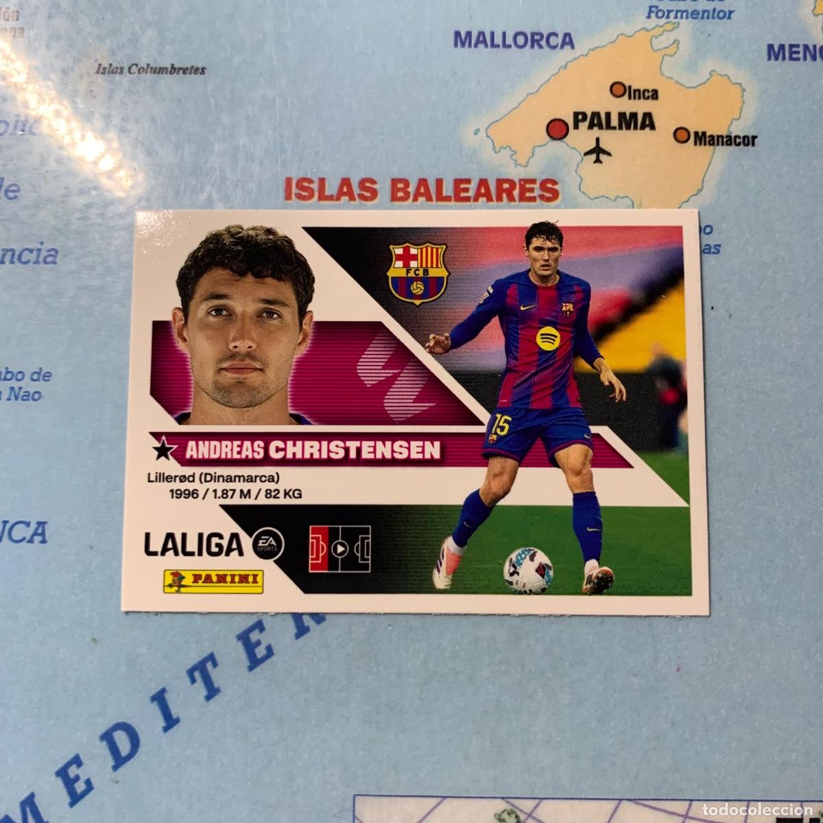 Cromos de f&uacute;tbol: Christensen n&uacute;mero 6B del Barcelona cromo liga este 26-27 2026-2027