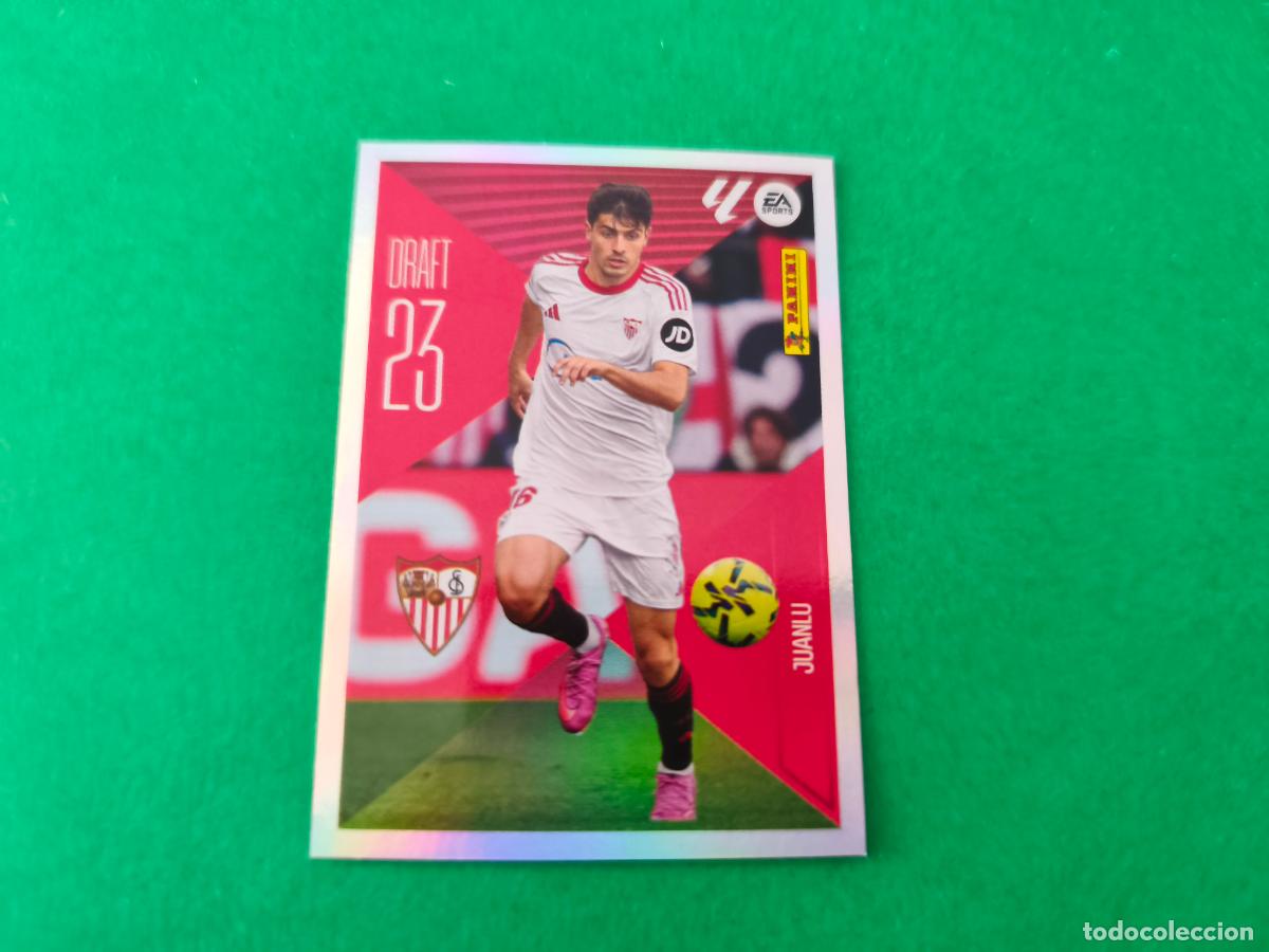 Cromos de f&uacute;tbol: CROMO FUTBOL JUANLU SEVILLA F.C. SIN PEGAR N&ordm; 14 DRAFT 23 LIGA ESTE 2026-2027/26-27