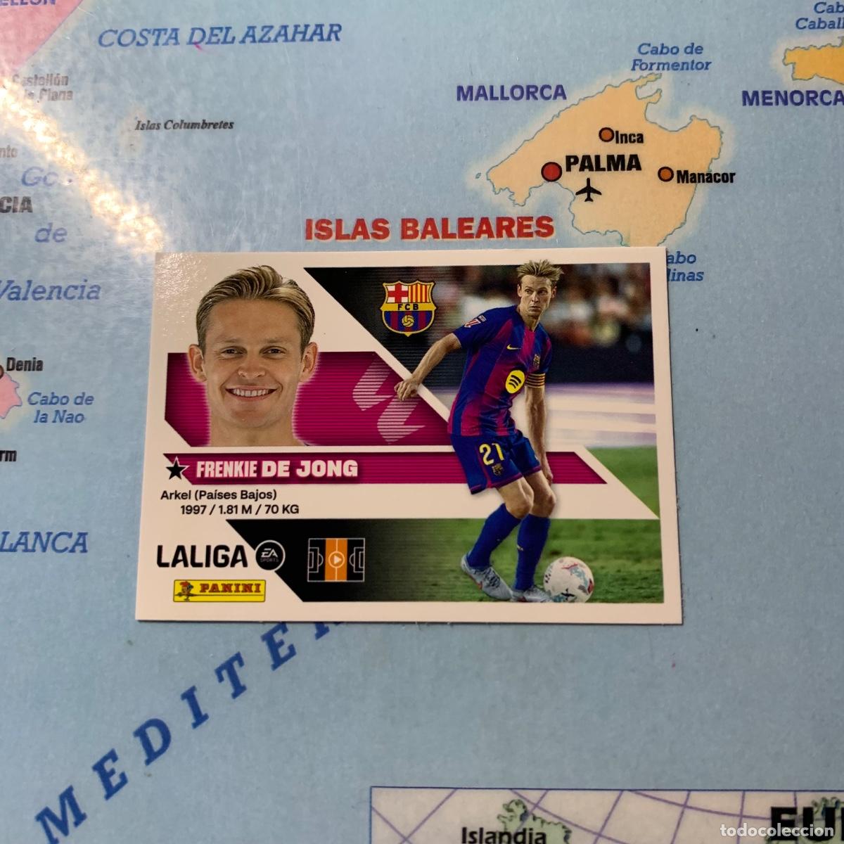 Cromos de f&uacute;tbol: De jong n&uacute;mero 12 del Barcelona cromo liga este 26-27 2026-2027