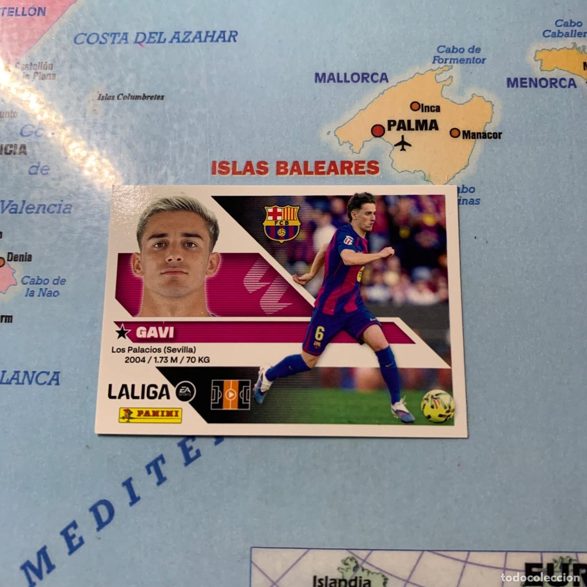 Cromos de f&uacute;tbol: Gavi n&uacute;mero 13 del Barcelona cromo liga este 26-27 2026-2027