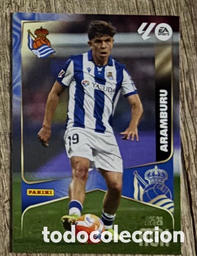 Cromos de f&uacute;tbol: ARAMBARU REAL SOCIEDAD MGK Megacracks 25/26