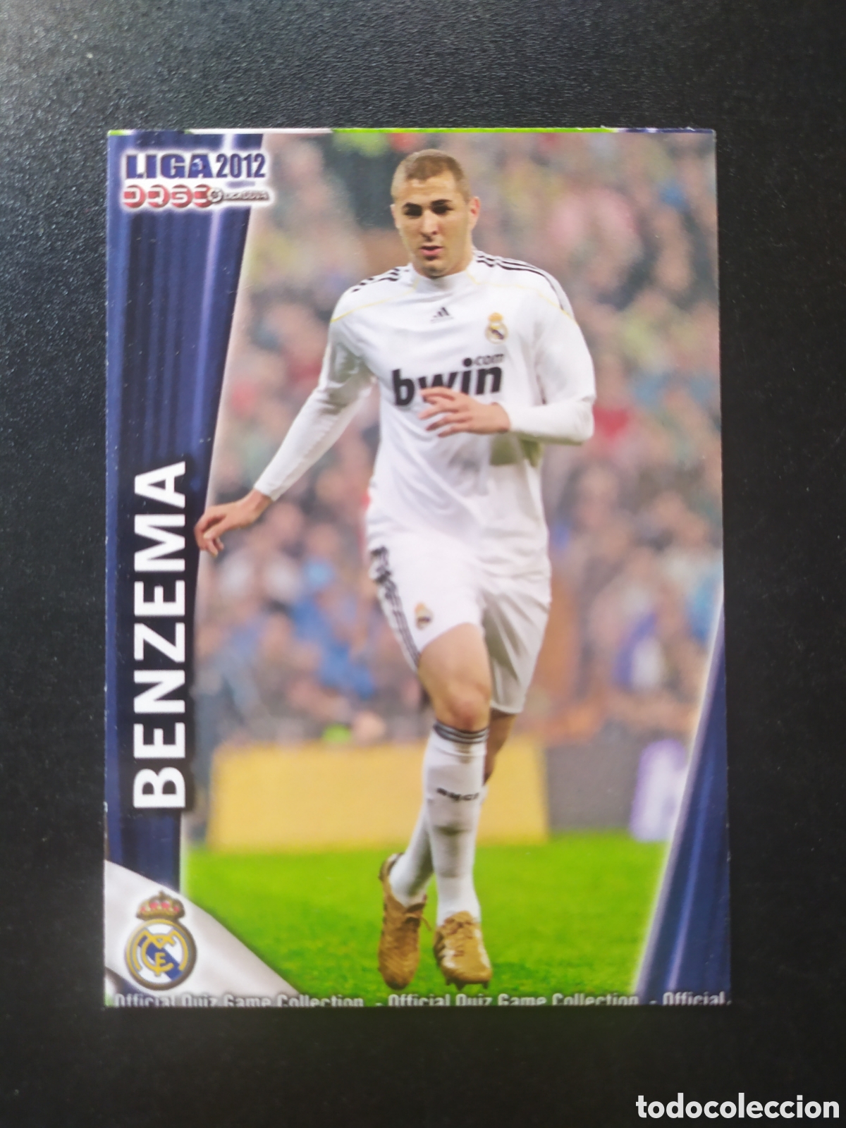 Cromos de f&uacute;tbol: Mundicromo fichas Liga 2011 2012 11 12 Benzema n&deg; 47 Real Madrid