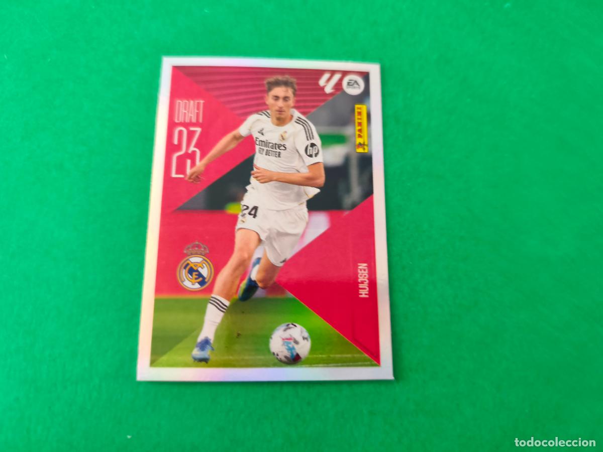 Cromos de f&uacute;tbol: CROMO FUTBOL HUIJSEN REAL MADRID C.F. SIN PEGAR N&ordm; 10 DRAFT 23 LIGA ESTE 2026-2027/26-27
