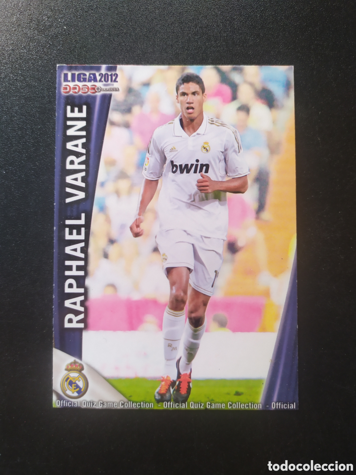 Cromos de f&uacute;tbol: Mundicromo fichas Liga 2011 2012 11 12 Raphael Varane n&deg; 661 Real Madrid