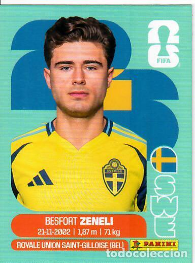 Cromos de f&uacute;tbol: CROMO PANINI MUNDIAL WORLD CUP 2026 - UPDATE SET ACTUALIZACI&Oacute;N - ZENELI - SUECIA