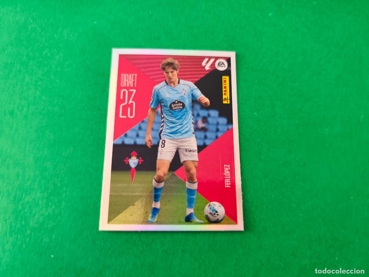 Cromos de f&uacute;tbol: CROMO FUTBOL FER LOPEZ CELTA DE VIGO SIN PEGAR N&ordm; 7 DRAFT 23 LIGA ESTE 2026-2027/26-27