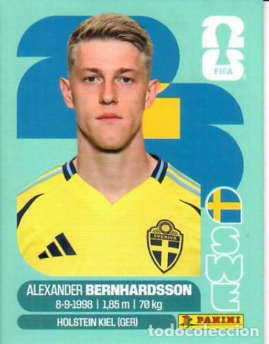 Cromos de f&uacute;tbol: CROMO PANINI MUNDIAL WORLD CUP 2026 - UPDATE SET ACTUALIZACI&Oacute;N - BERNHARDSSON - SUECIA