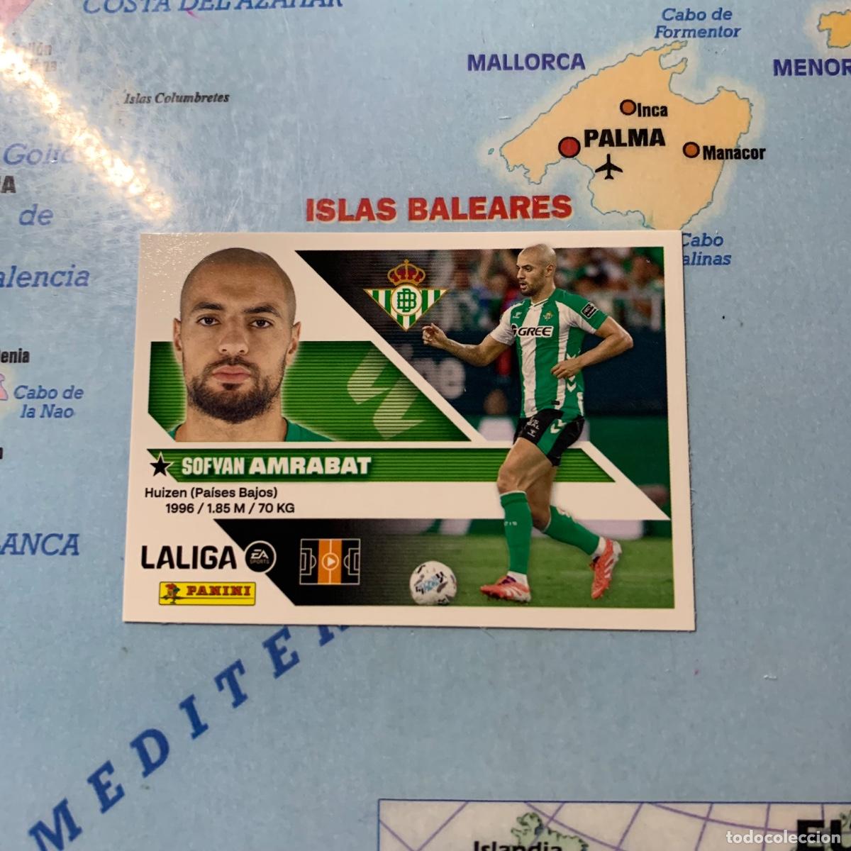Cromos de f&uacute;tbol: Amrabat n&uacute;mero 11 del Betis cromo liga este 26-27 2026-2027