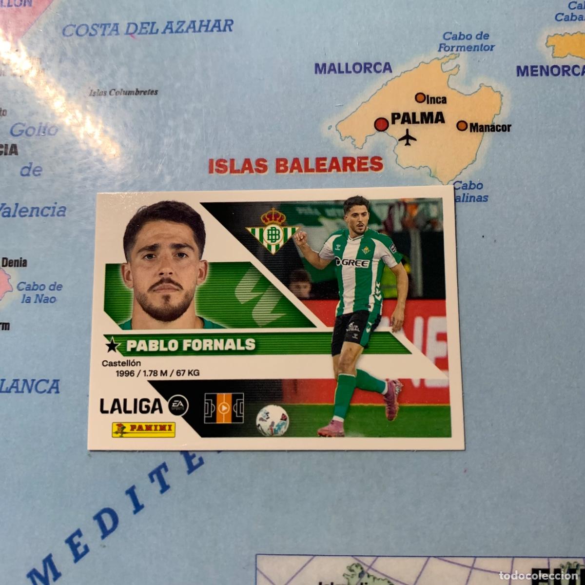 Cromos de f&uacute;tbol: Fornals n&uacute;mero 15 del Betis cromo liga este 26-27 2026-2027